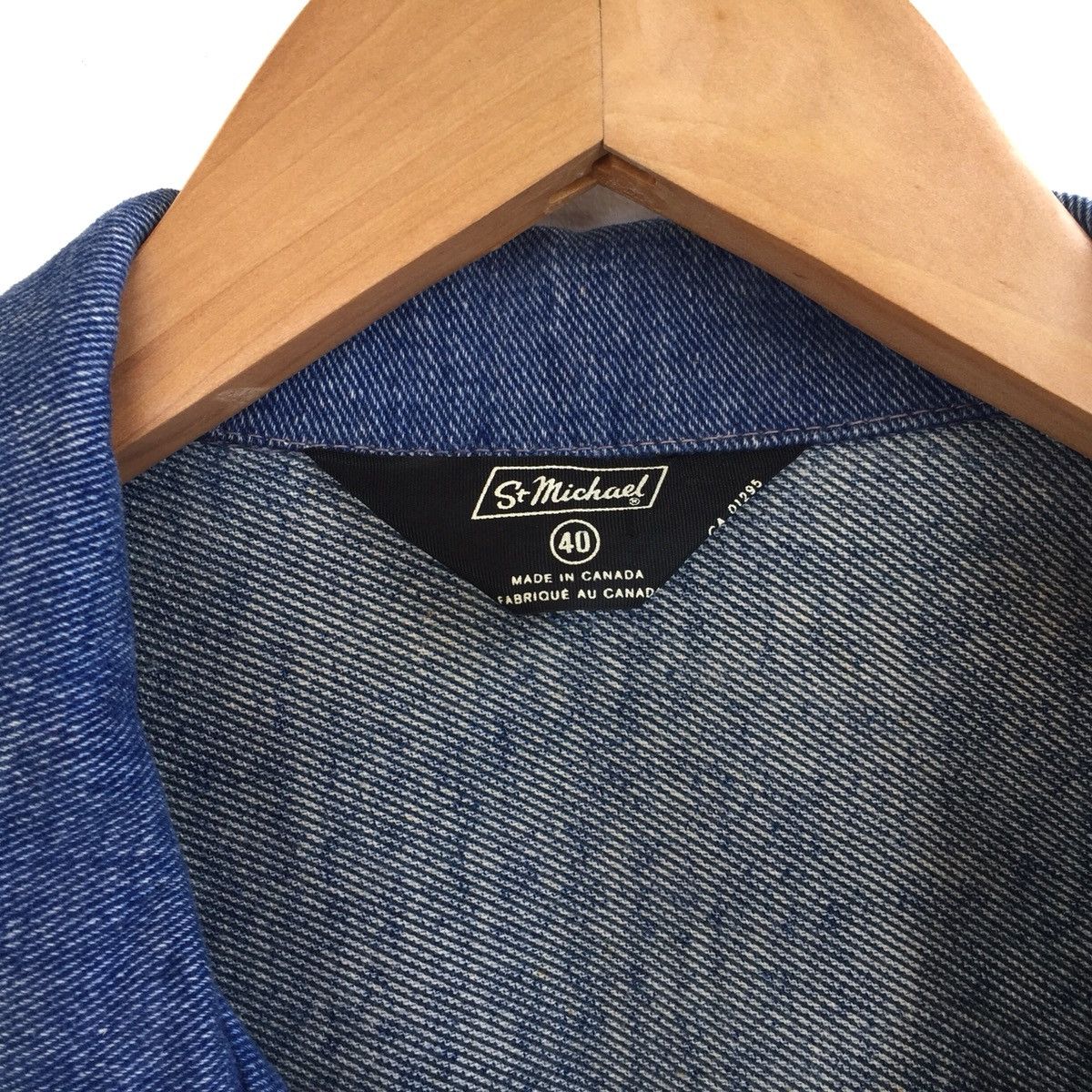 Japanese Brand St Michael Four Pocket Denim Jacket Size US S / EU 44-46 / 1 - 7 Thumbnail
