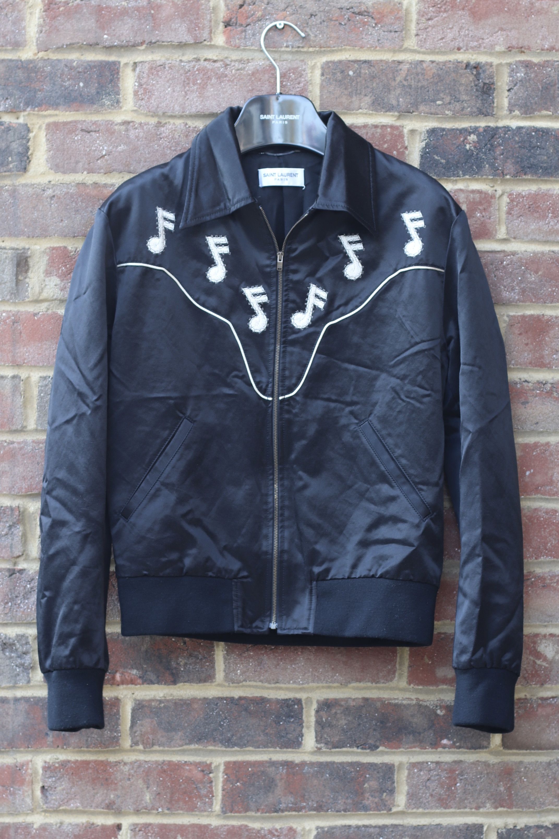 Saint Laurent Paris FW16 Music Note Jacket | Grailed