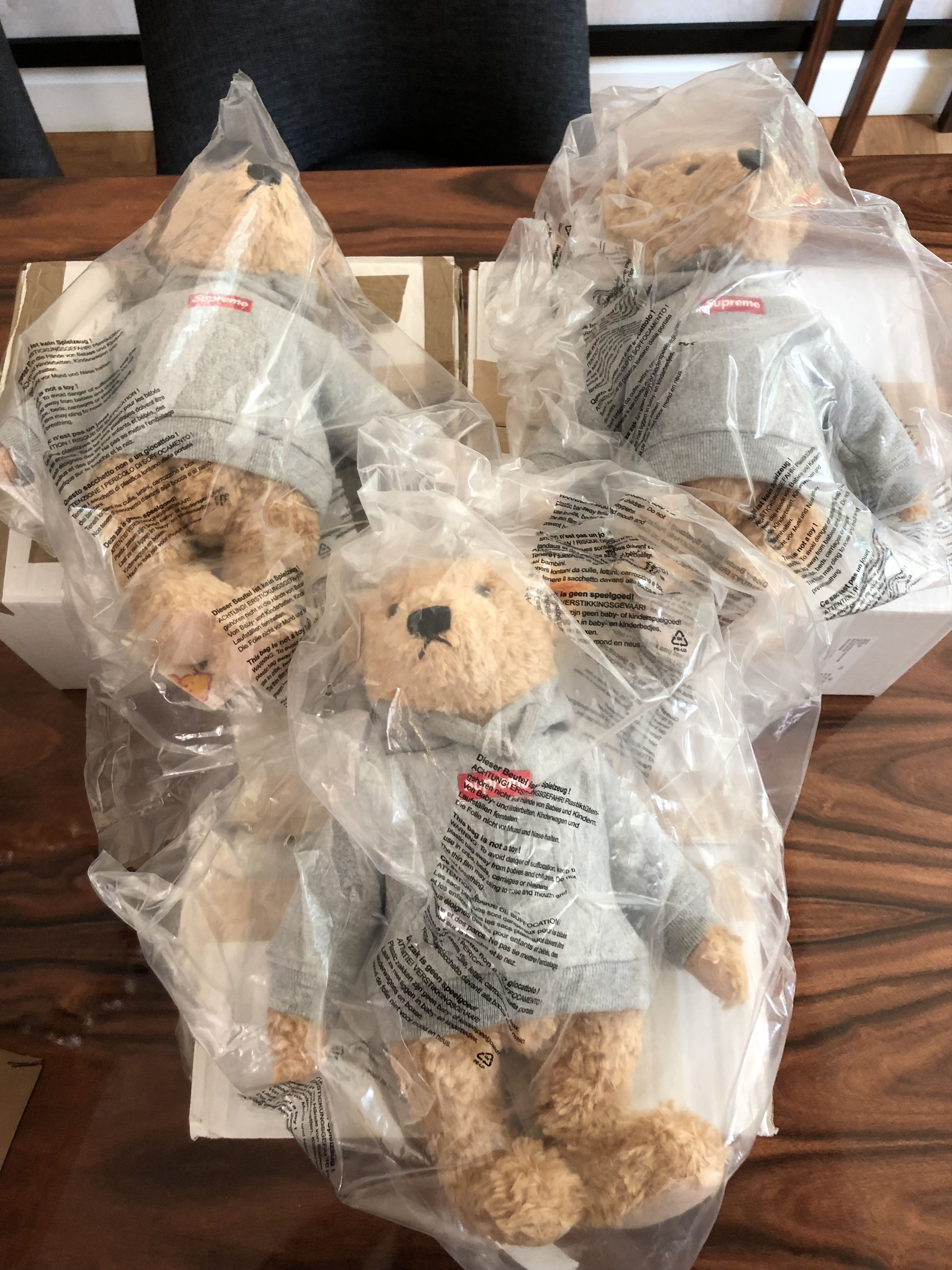 Supreme steiff teddy bear deals