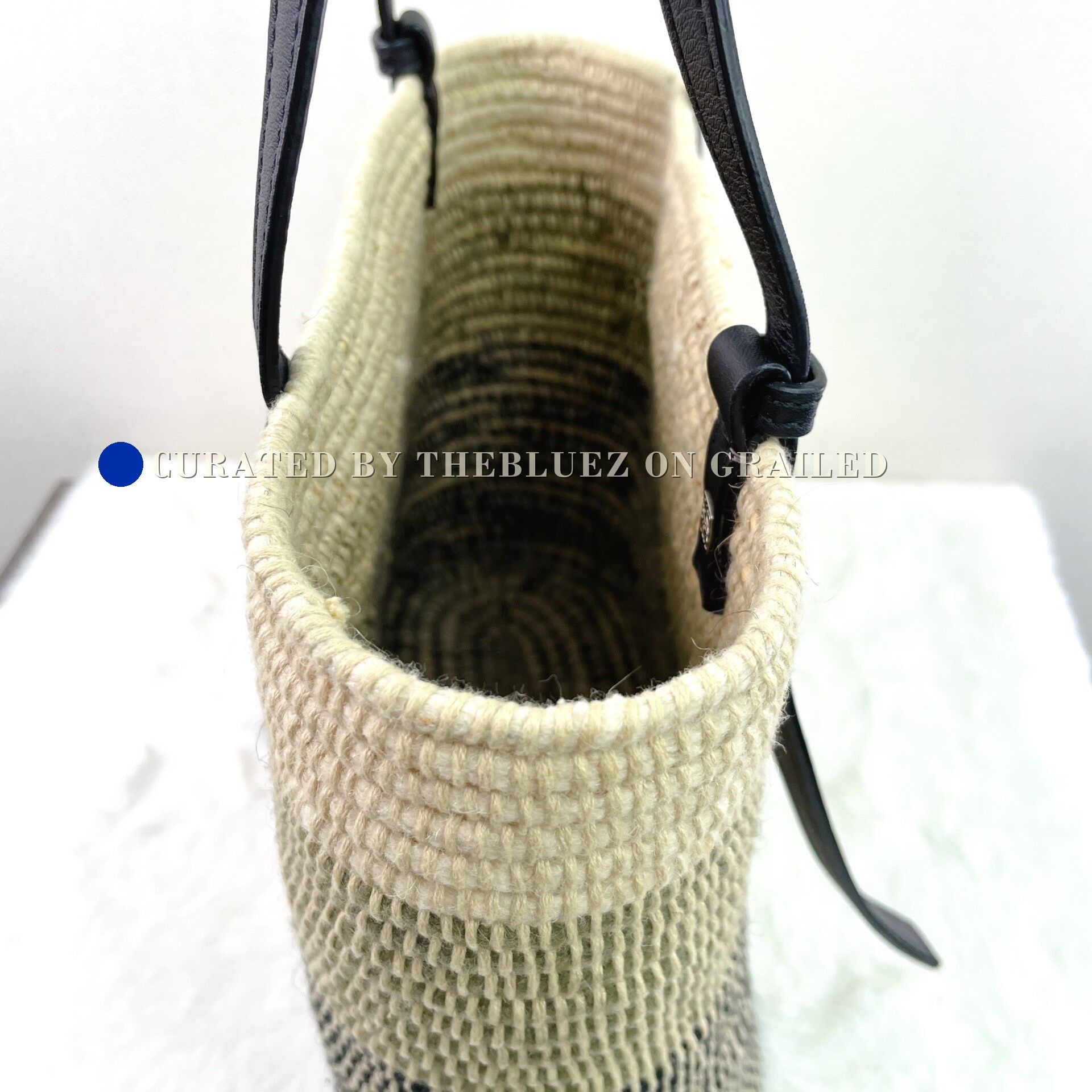 Loewe Loewe Square Basket Straw Tote Bag Size ONE SIZE - 7 Thumbnail