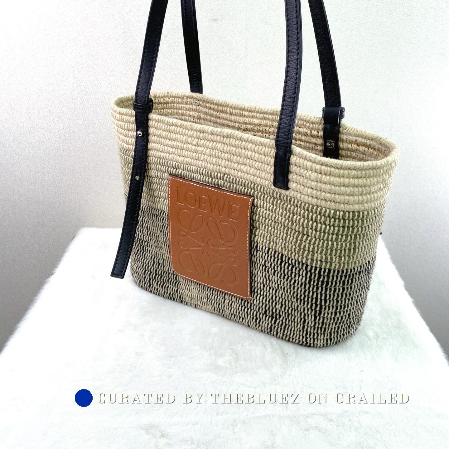Loewe Loewe Square Basket Straw Tote Bag Size ONE SIZE - 6 Thumbnail