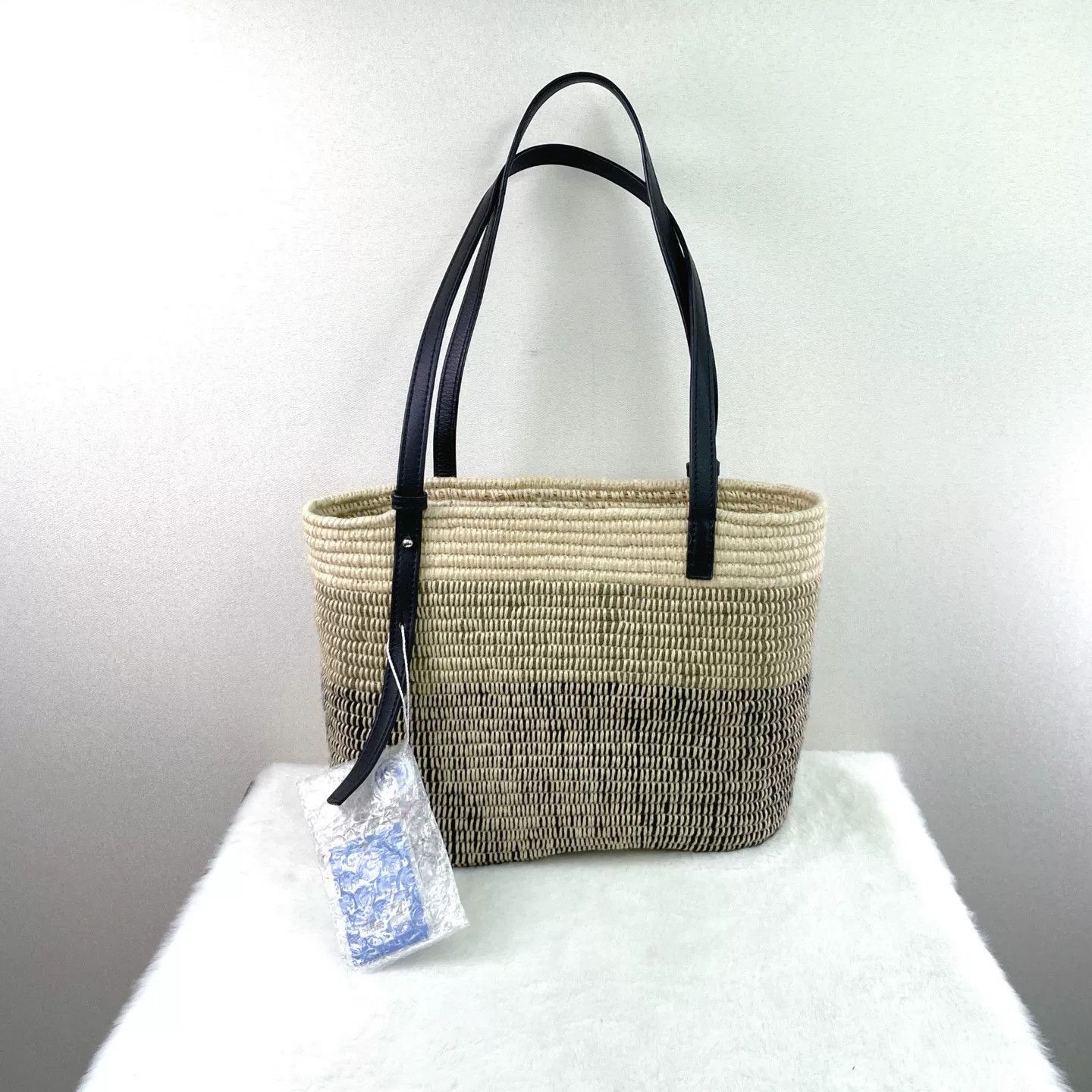 Loewe Loewe Square Basket Straw Tote Bag Size ONE SIZE - 2 Thumbnail