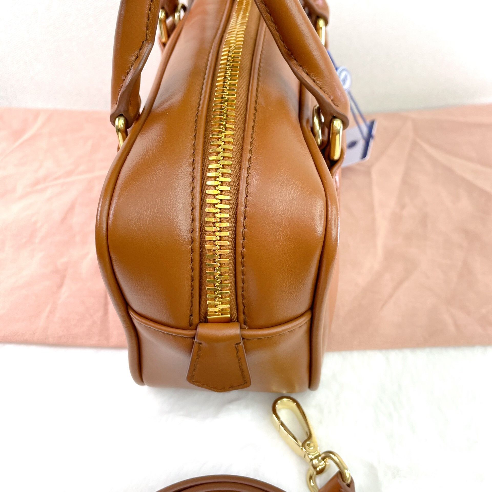 Miu Miu Miu Miu Arcadie Leather Bowling Bag Size ONE SIZE - 7 Thumbnail