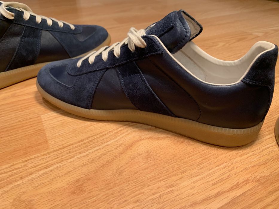 Maison Margiela New Navy GAT w/ Box | Grailed