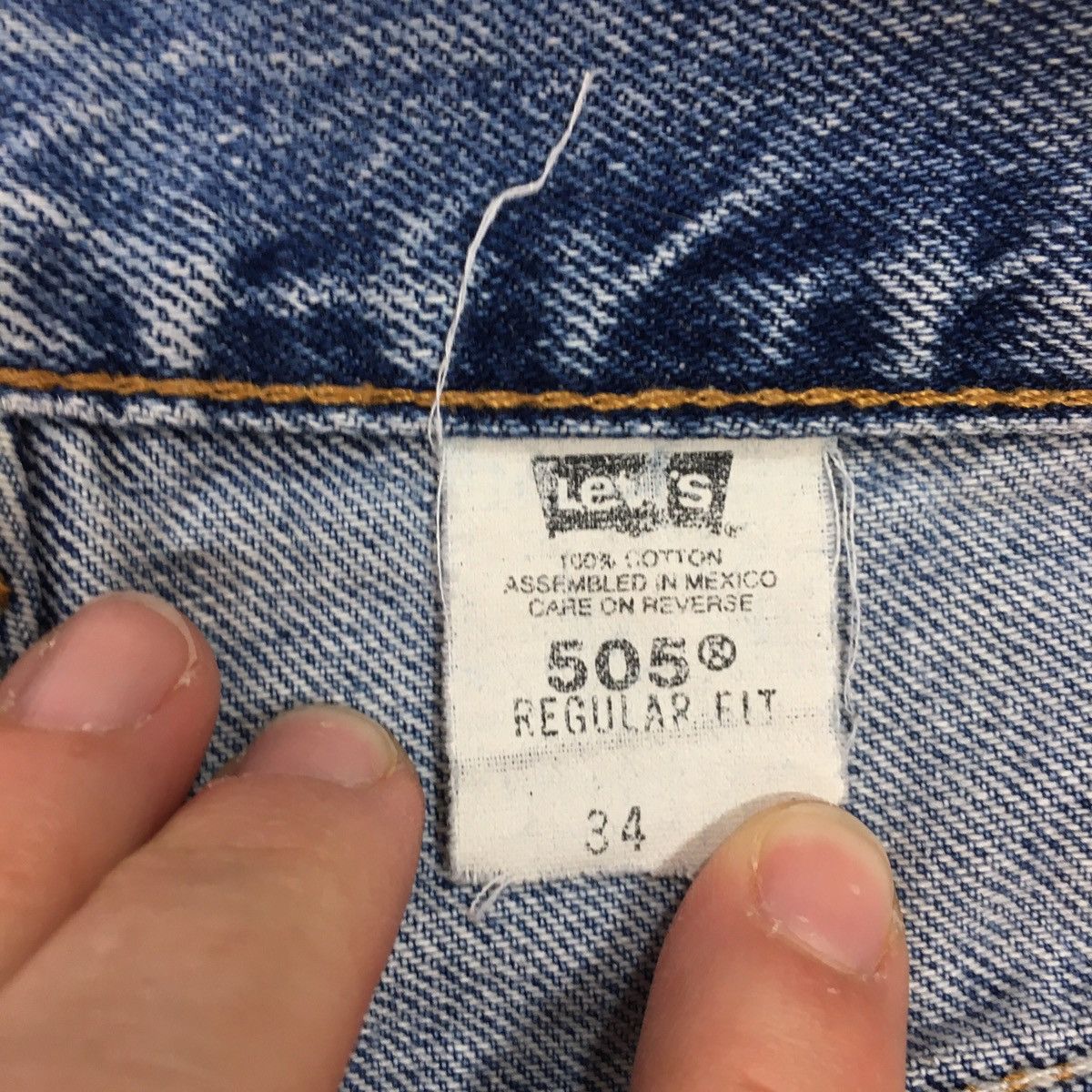 Levi's Vtg Levi's 505 Blue Jean Regular Fit Casual Streetwear Short Size US 34 / EU 50 - 4 Thumbnail
