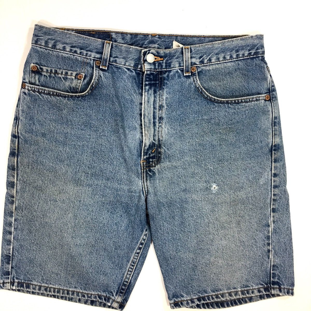 Levi's Vtg Levi's 505 Blue Jean Regular Fit Casual Streetwear Short Size US 34 / EU 50 - 1 Thumbnail