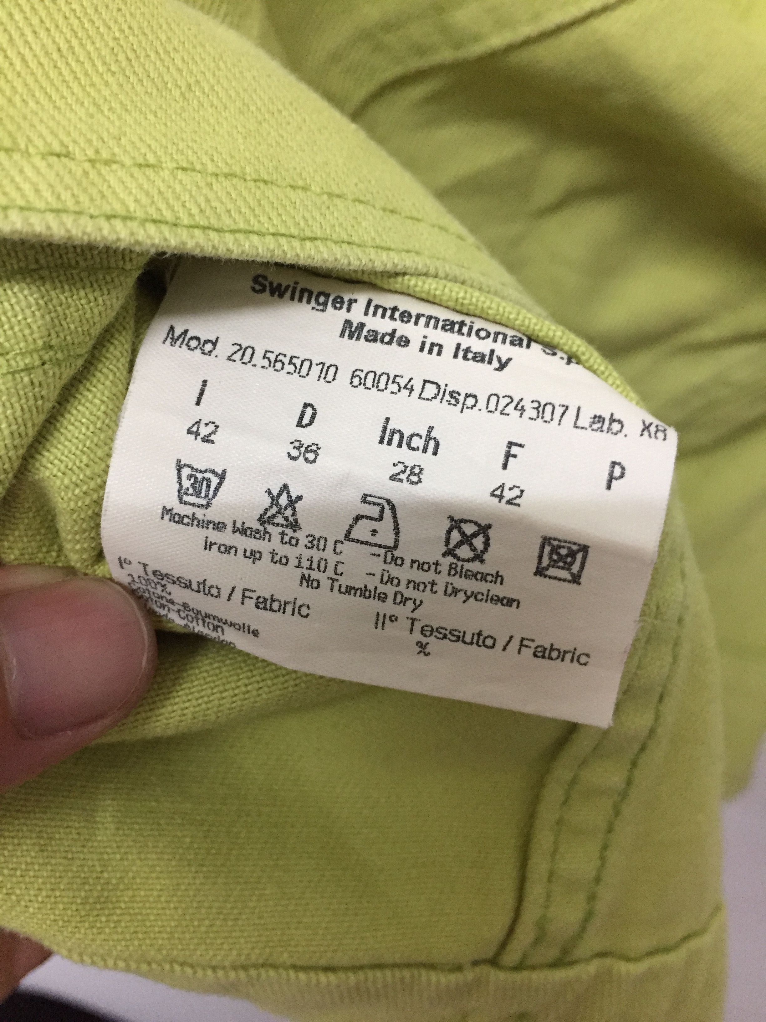Fendi Vtg FENDI Trucker Lime Green denim Jacket Size M / US 6-8 / IT 42-44 - 12 Thumbnail