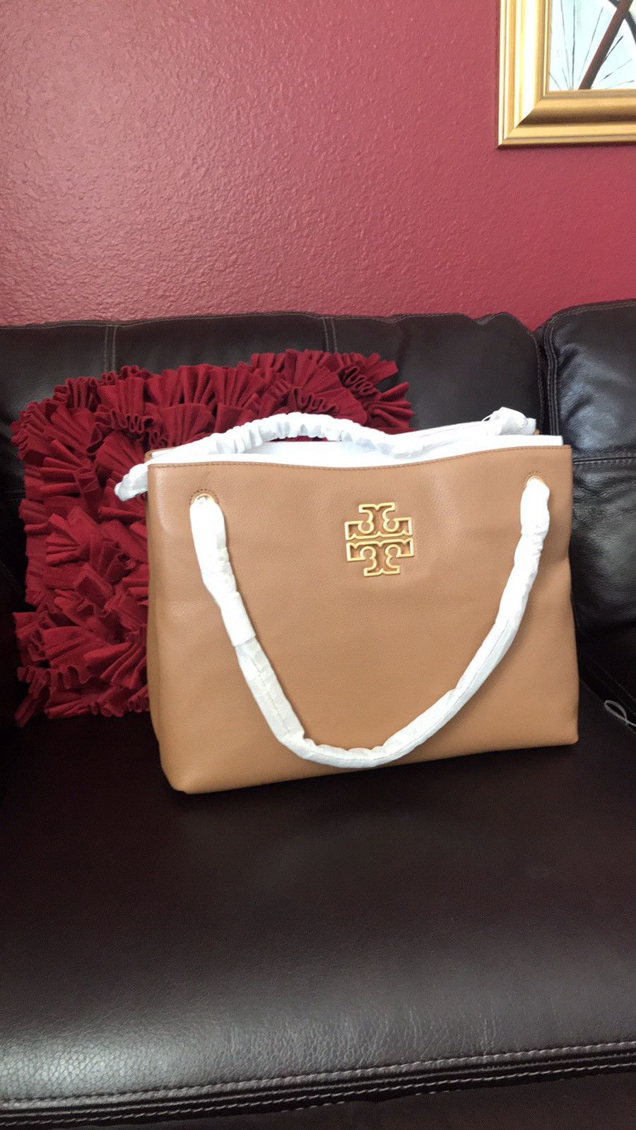 Tory burch britten hot sale triple compartment tote