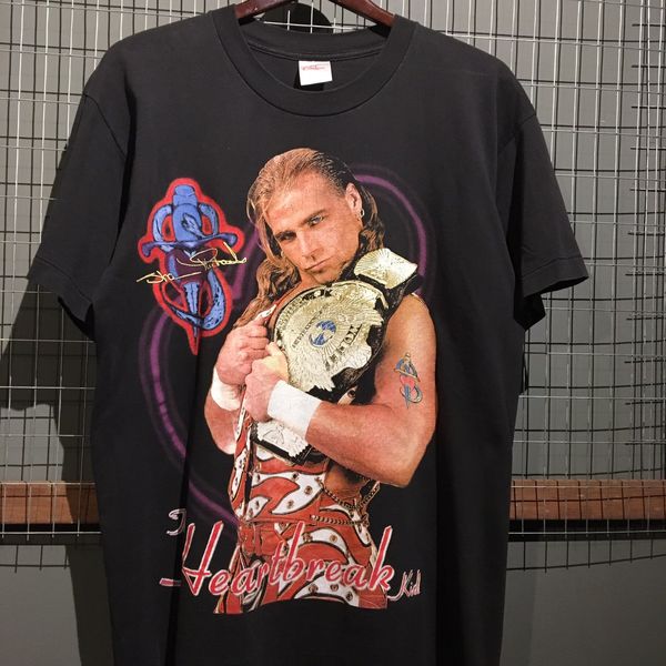 Vintage The Heartbreak Kid Wrestlemania 1996 vintage WWF tees | Grailed