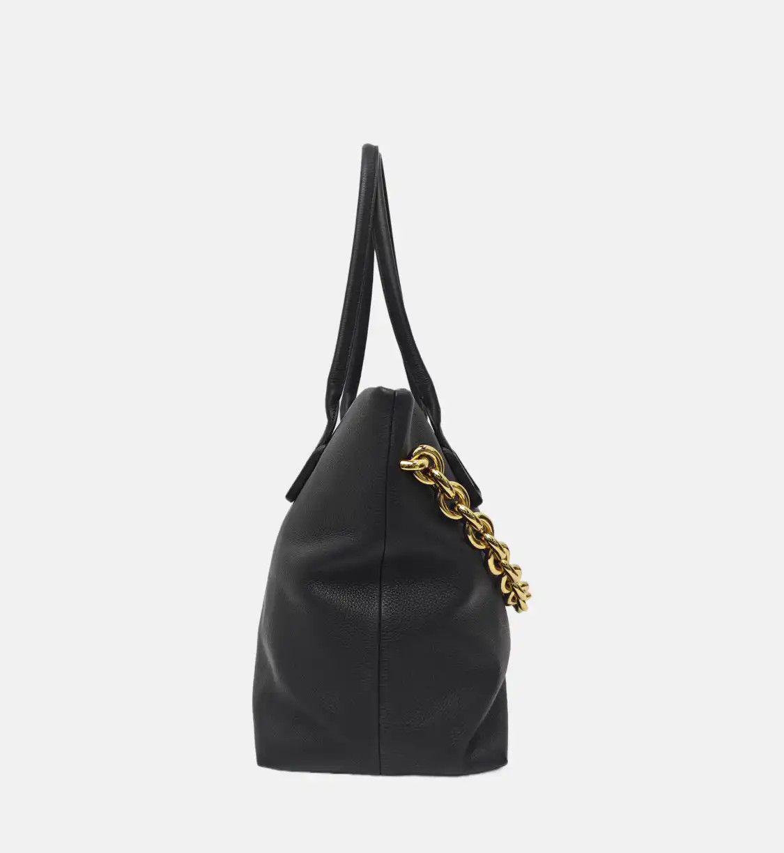 Bottega Veneta BOTTEGA VENETA Chain black cowhide leather handbag shoulder bag Size ONE SIZE - 3 Thumbnail