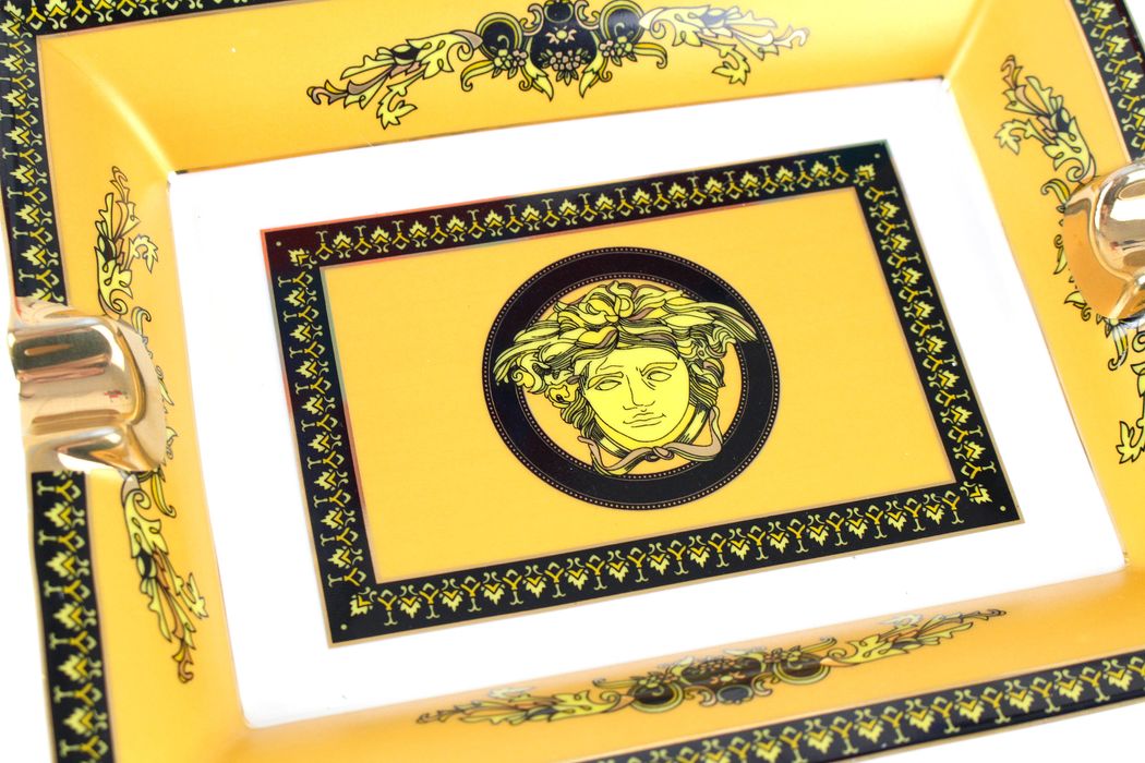 Versace Gold Medusa Cigar Ashtray Grailed