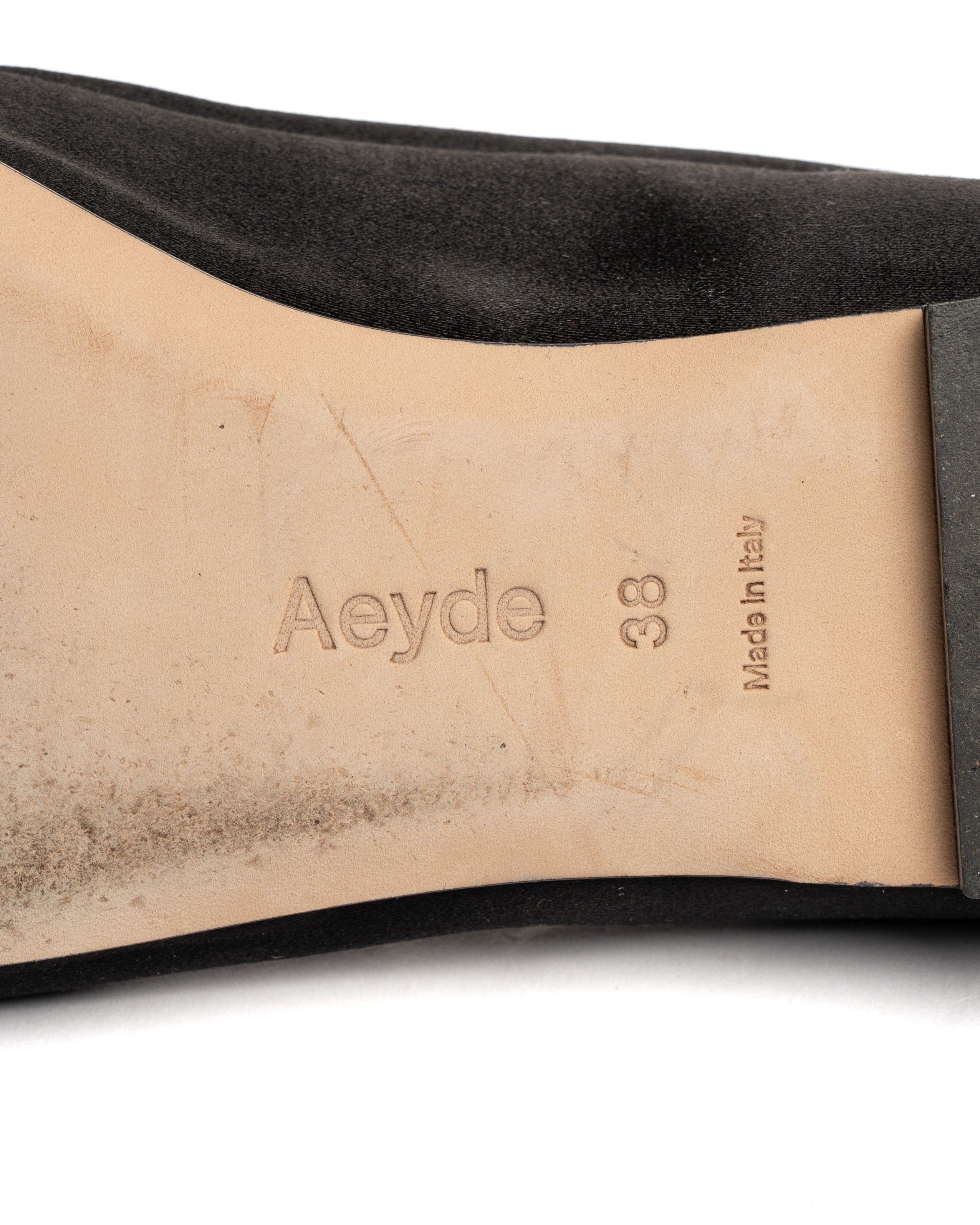 Gabriella Satin Black Flats, Women's (Size 8) — image 5 of 6
