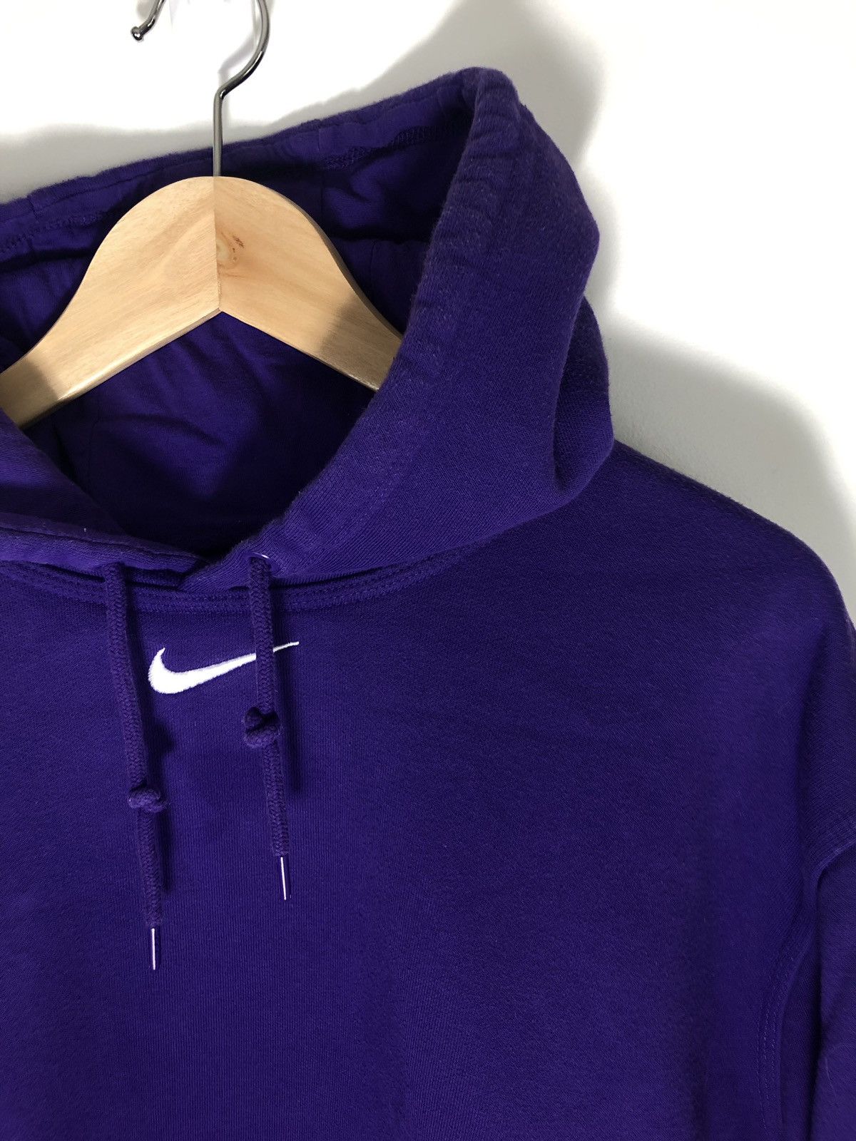 Nike Vintage Nike Swoosh Hoodie Size US XL / EU 56 / 4 - 2 Thumbnail