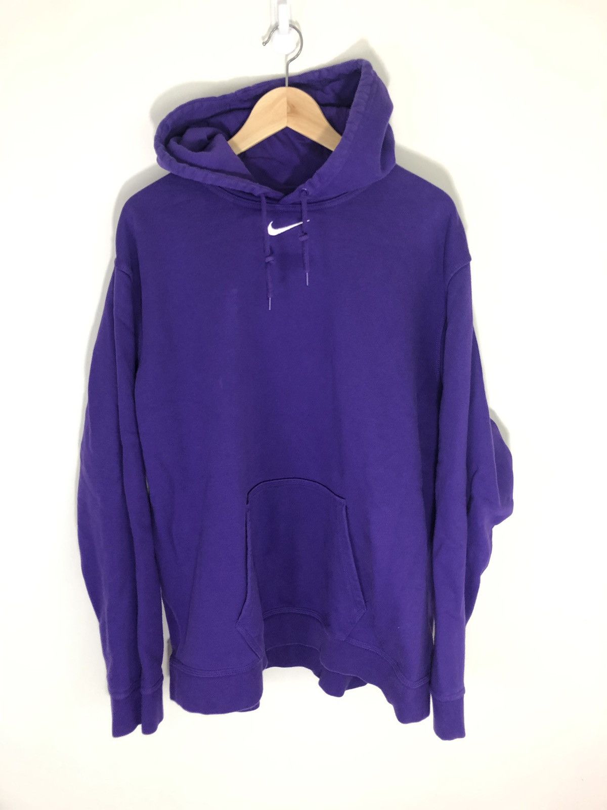 Nike Vintage Nike Swoosh Hoodie Size US XL / EU 56 / 4 - 1 Thumbnail