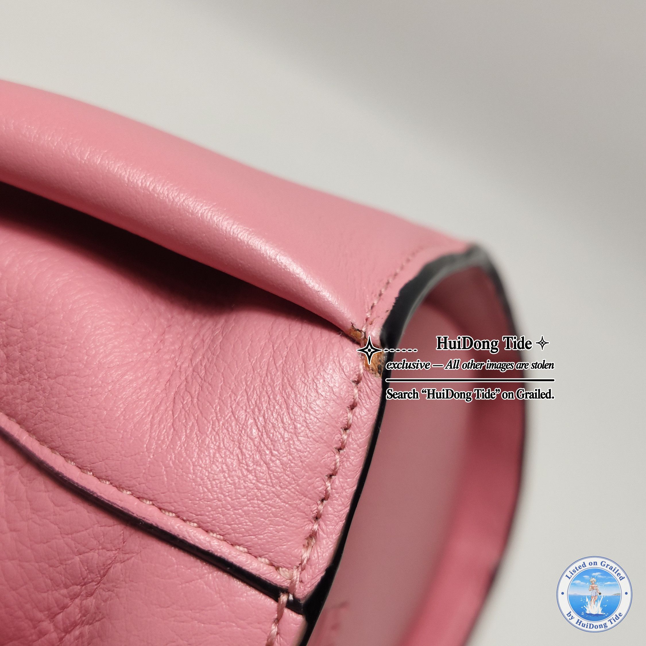 Loewe Loewe Elephant Mini Pink Leather Crossbody Bag Size ONE SIZE - 14 Thumbnail