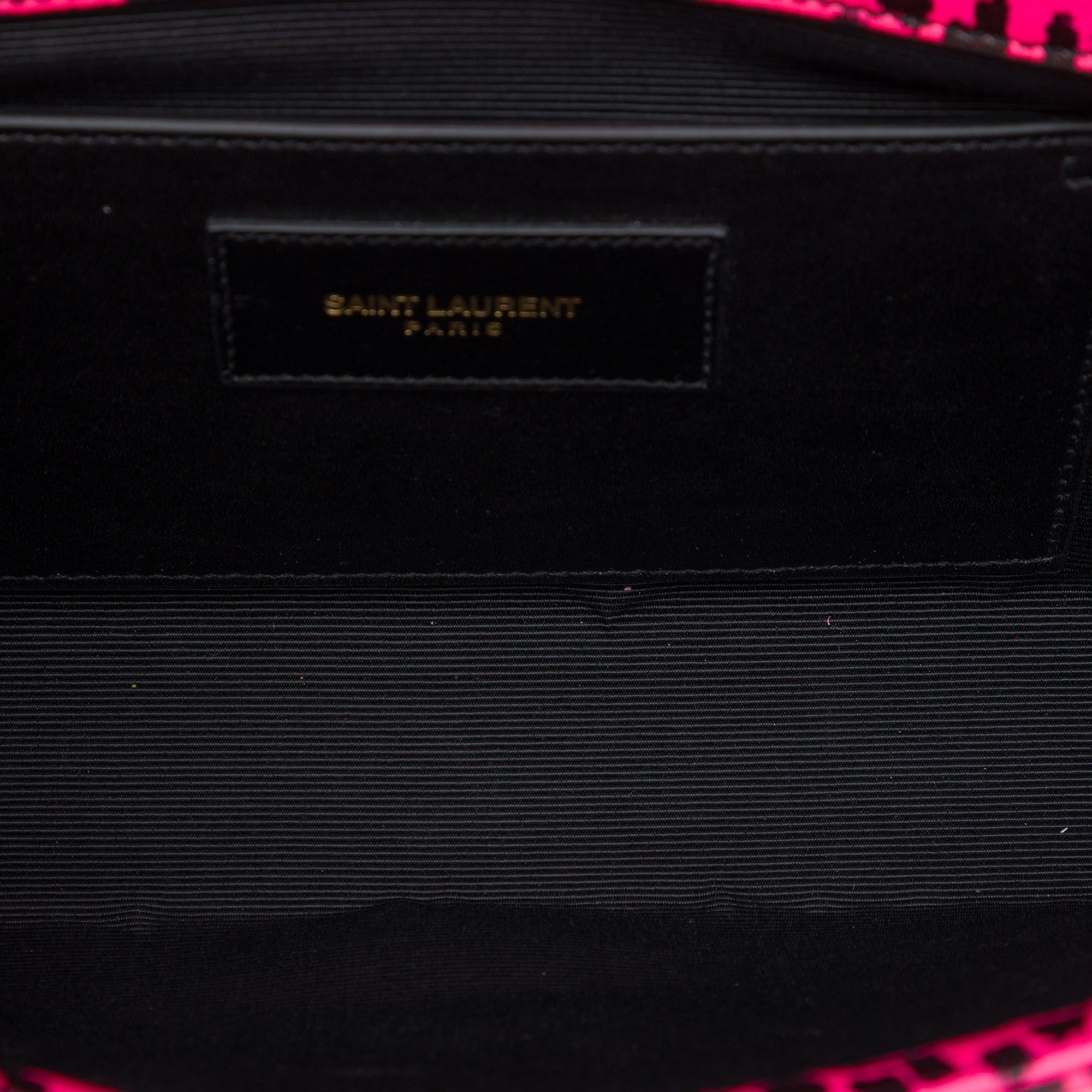Saint Laurent Paris Leopard Print Monogram Cassandre Clutch Size ONE SIZE - 4 Thumbnail