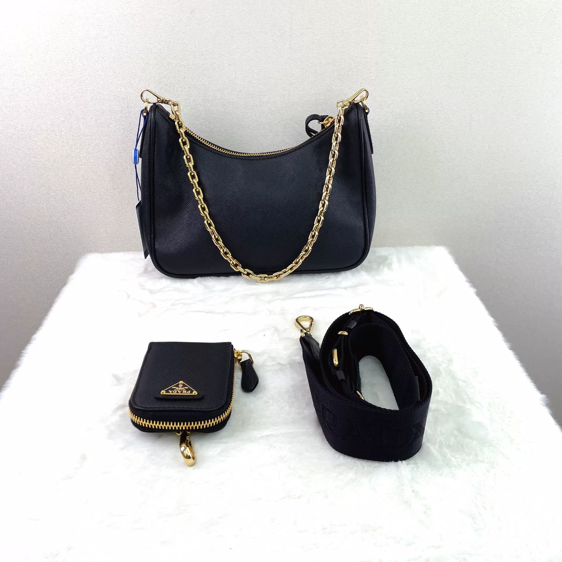 Prada Prada Re-Edition 2005 Triple Crossbody Bag Size ONE SIZE - 2 Thumbnail