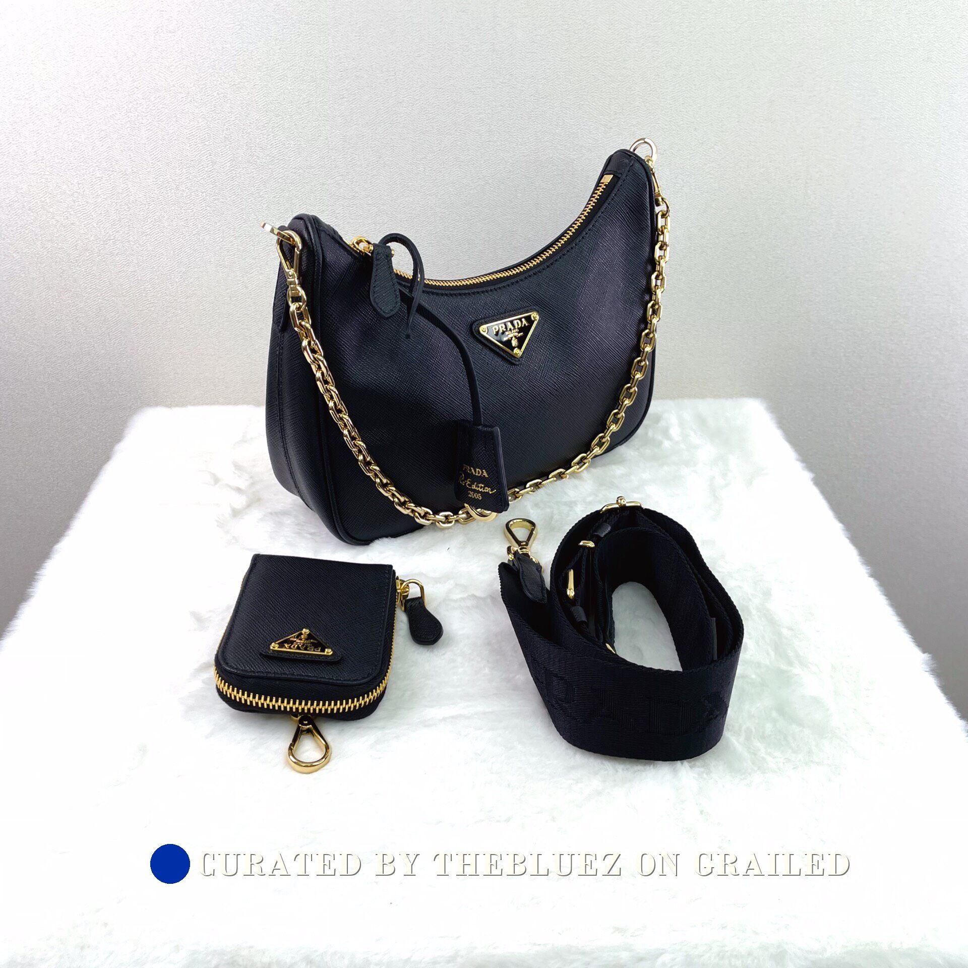 Prada Prada Re-Edition 2005 Triple Crossbody Bag Size ONE SIZE - 5 Thumbnail