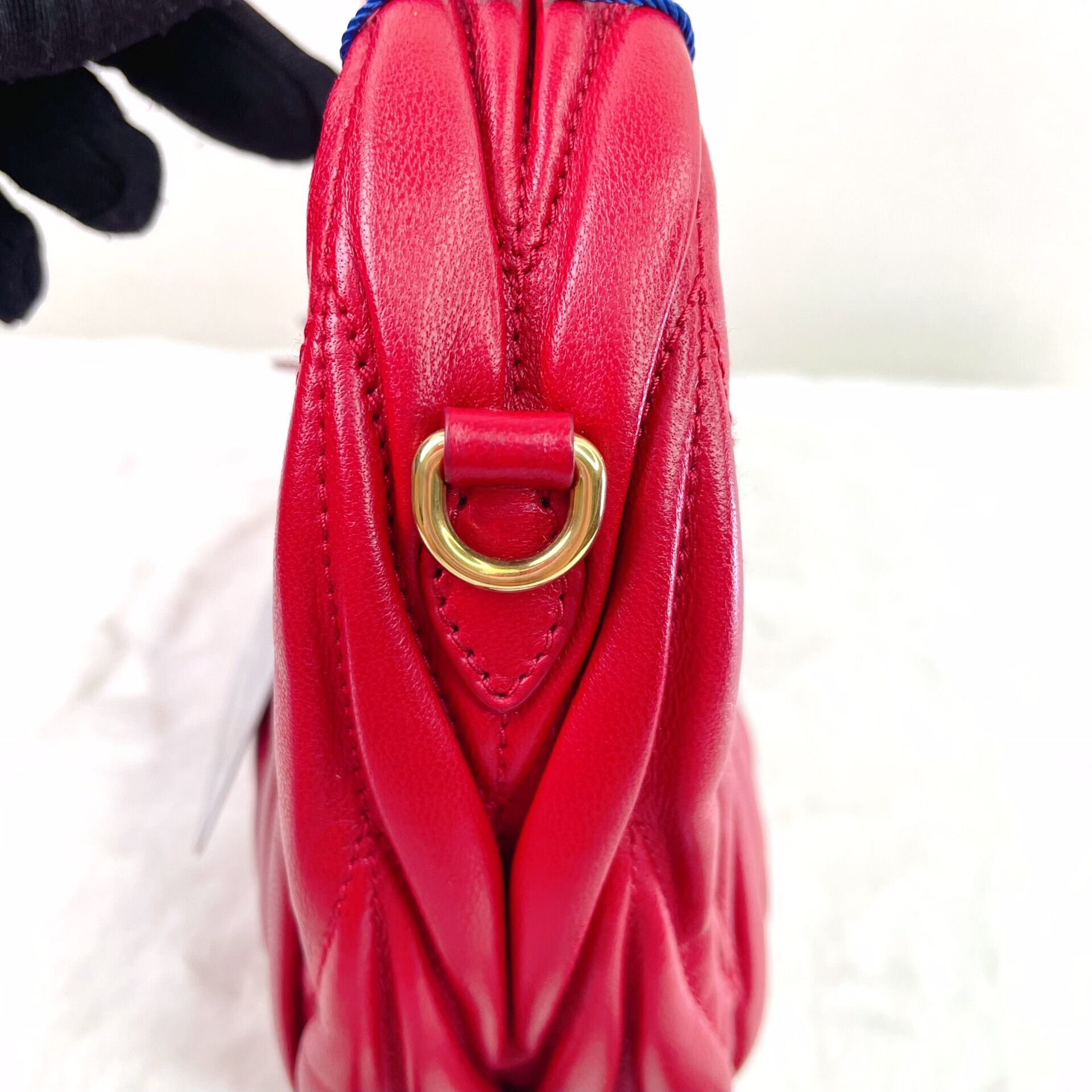 Miu Miu Miu Miu Wander Red Hobo Bag Size ONE SIZE - 7 Thumbnail