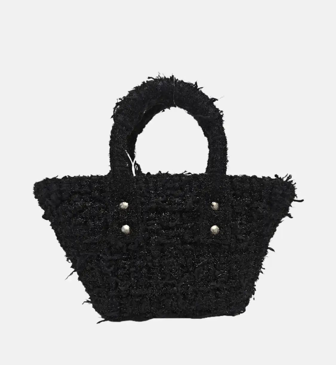 Balenciaga BALENCIAGA Bistro black fabric handbag silver hardware Size ONE SIZE - 5 Thumbnail