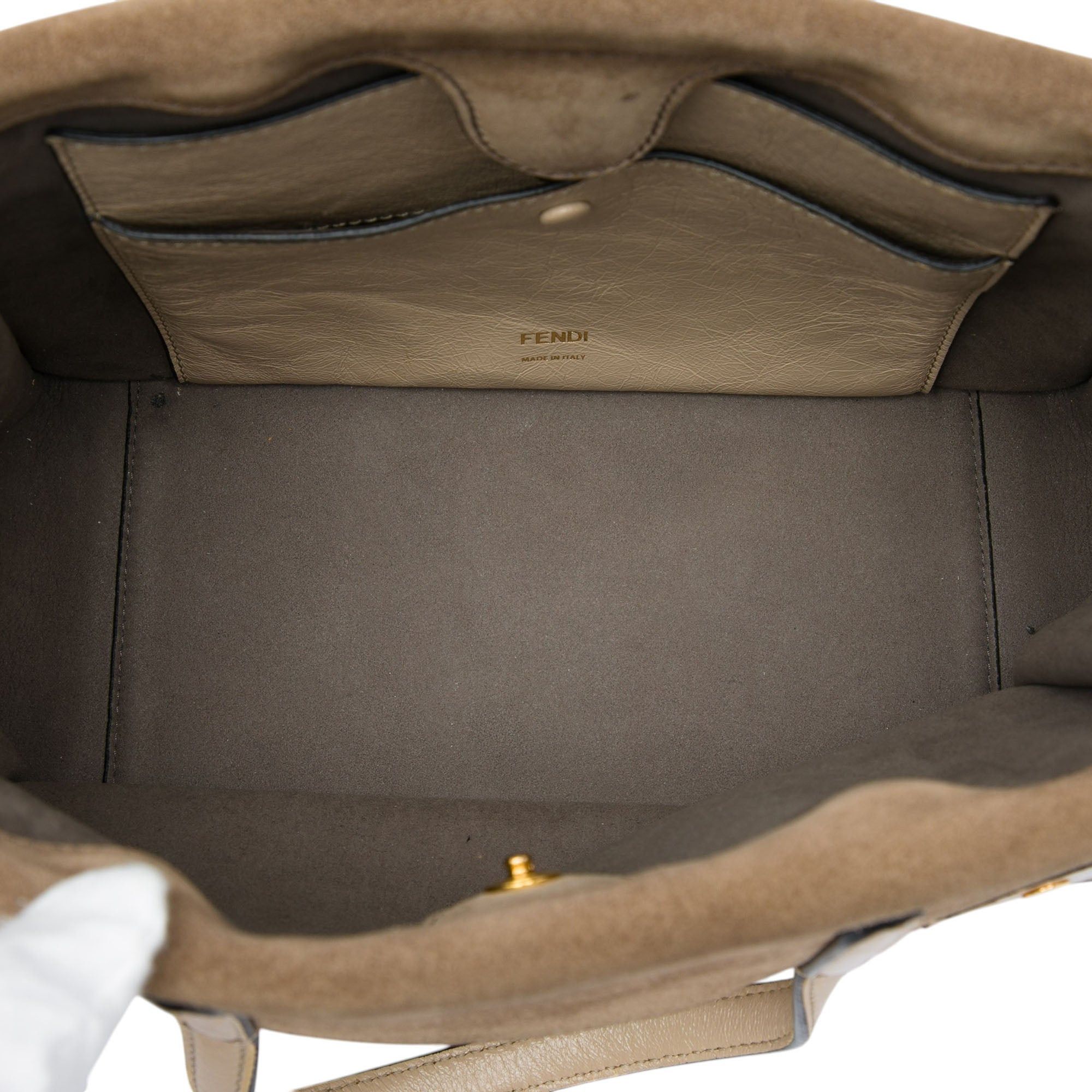 Fendi Vitello Grace and Suede Flip Satchel Size ONE SIZE - 4 Thumbnail