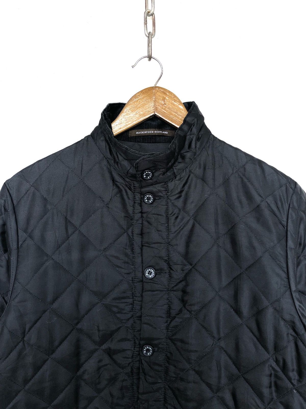 Mackintosh OG Mackintosh Scotland Black Quilted Bomber Jacket Size US M / EU 48-50 / 2 - 3 Thumbnail