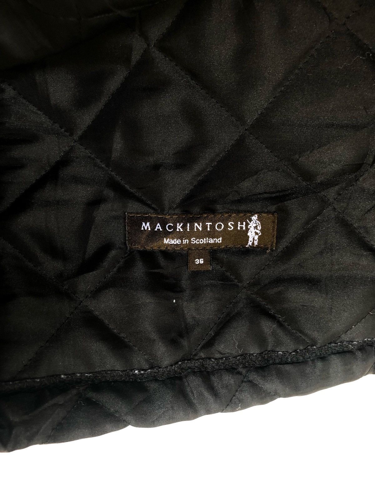 Mackintosh OG Mackintosh Scotland Black Quilted Bomber Jacket Size US M / EU 48-50 / 2 - 6 Thumbnail