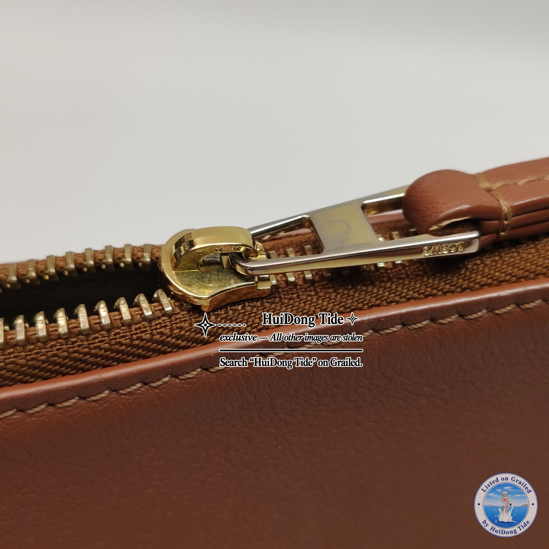 Loewe Loewe Mini Hammock Leather Bag Brown Size One Size Size ONE SIZE - 5 Thumbnail