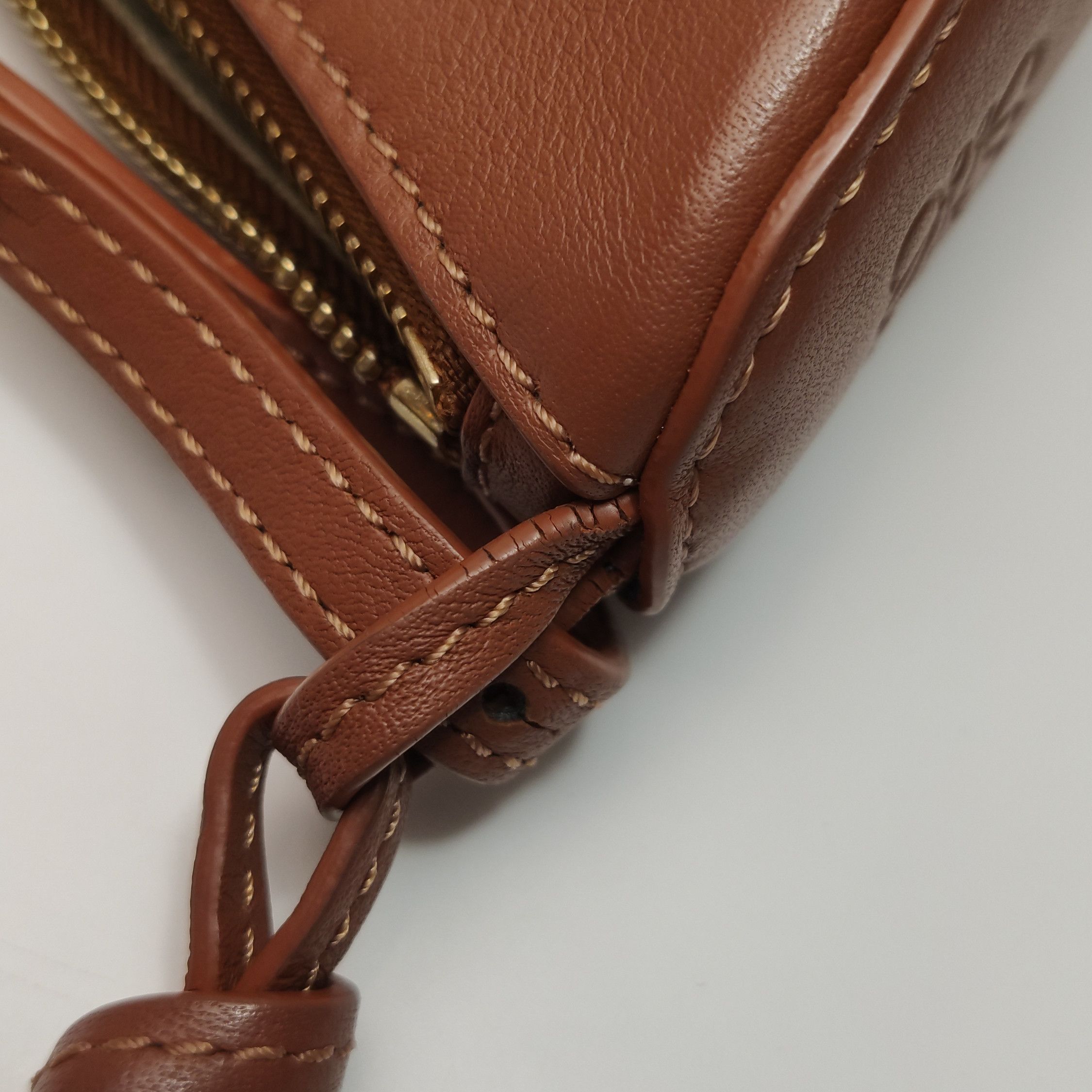 Loewe Loewe Mini Hammock Leather Bag Brown Size One Size Size ONE SIZE - 16 Thumbnail