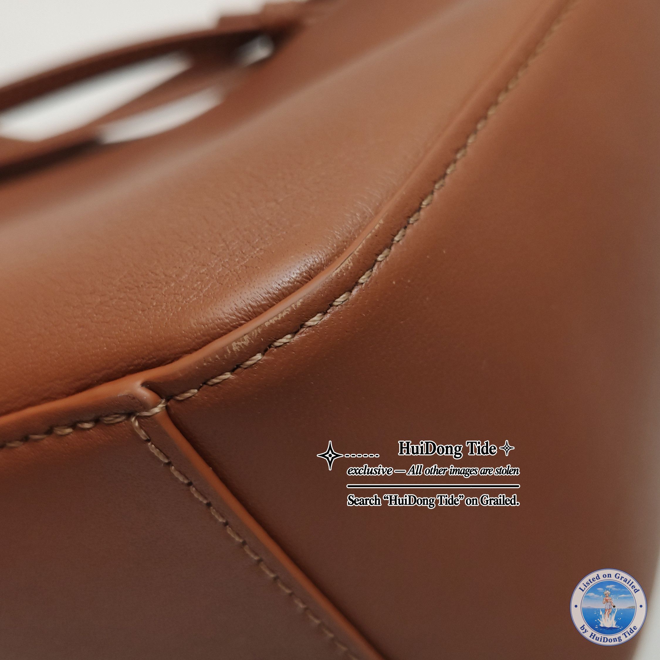 Loewe Loewe Mini Hammock Leather Bag Brown Size One Size Size ONE SIZE - 14 Thumbnail