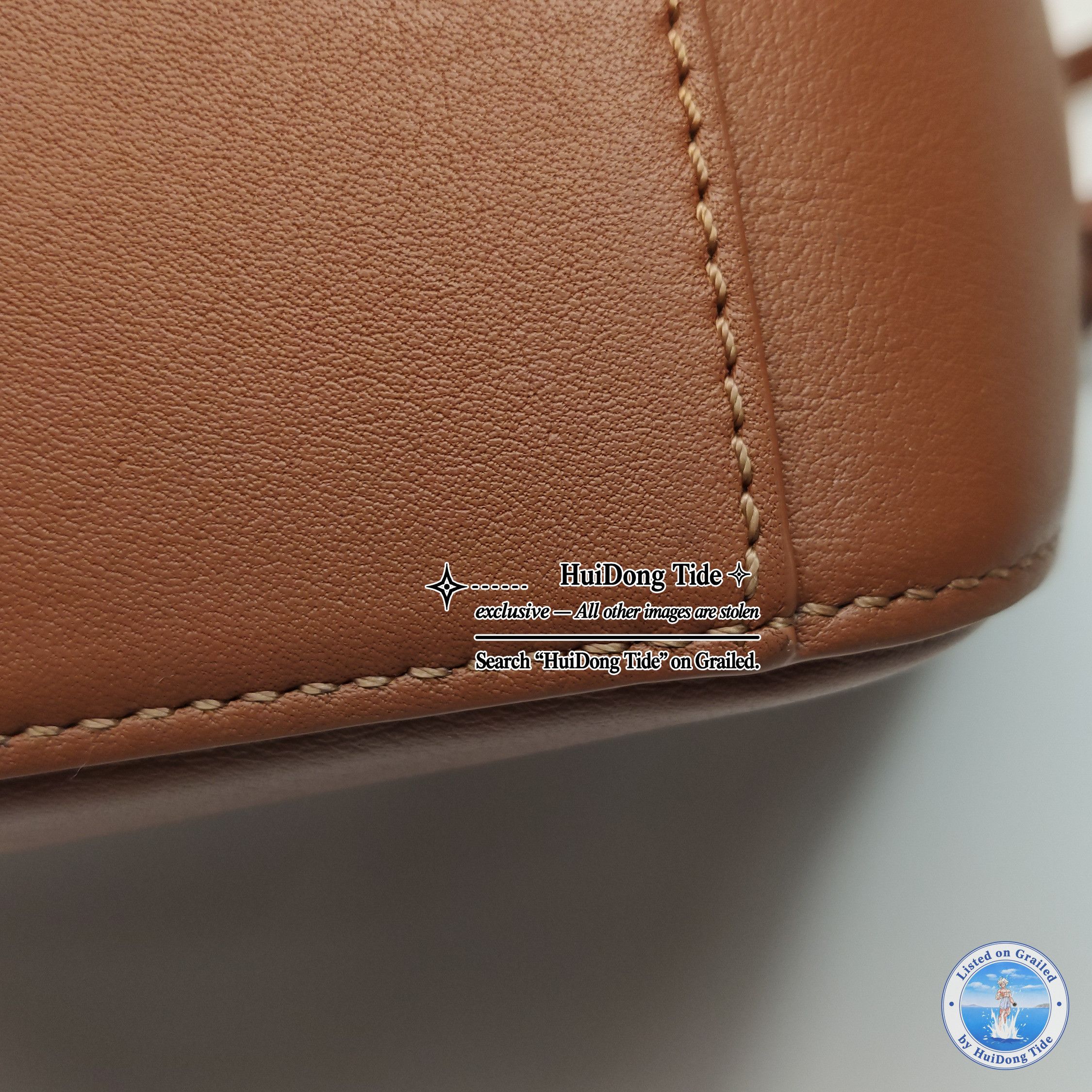 Loewe Loewe Mini Hammock Leather Bag Brown Size One Size Size ONE SIZE - 12 Thumbnail