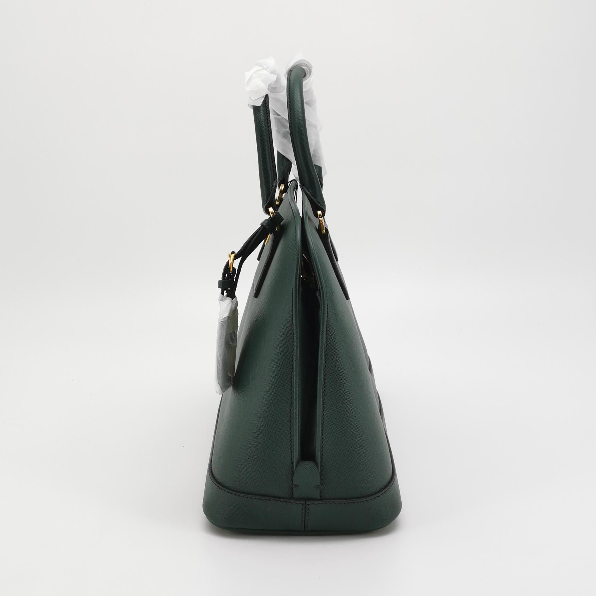 Prada Prada Saffiano Leather Promenade Handle Bag ONE SIZE Size ONE SIZE - 3 Thumbnail