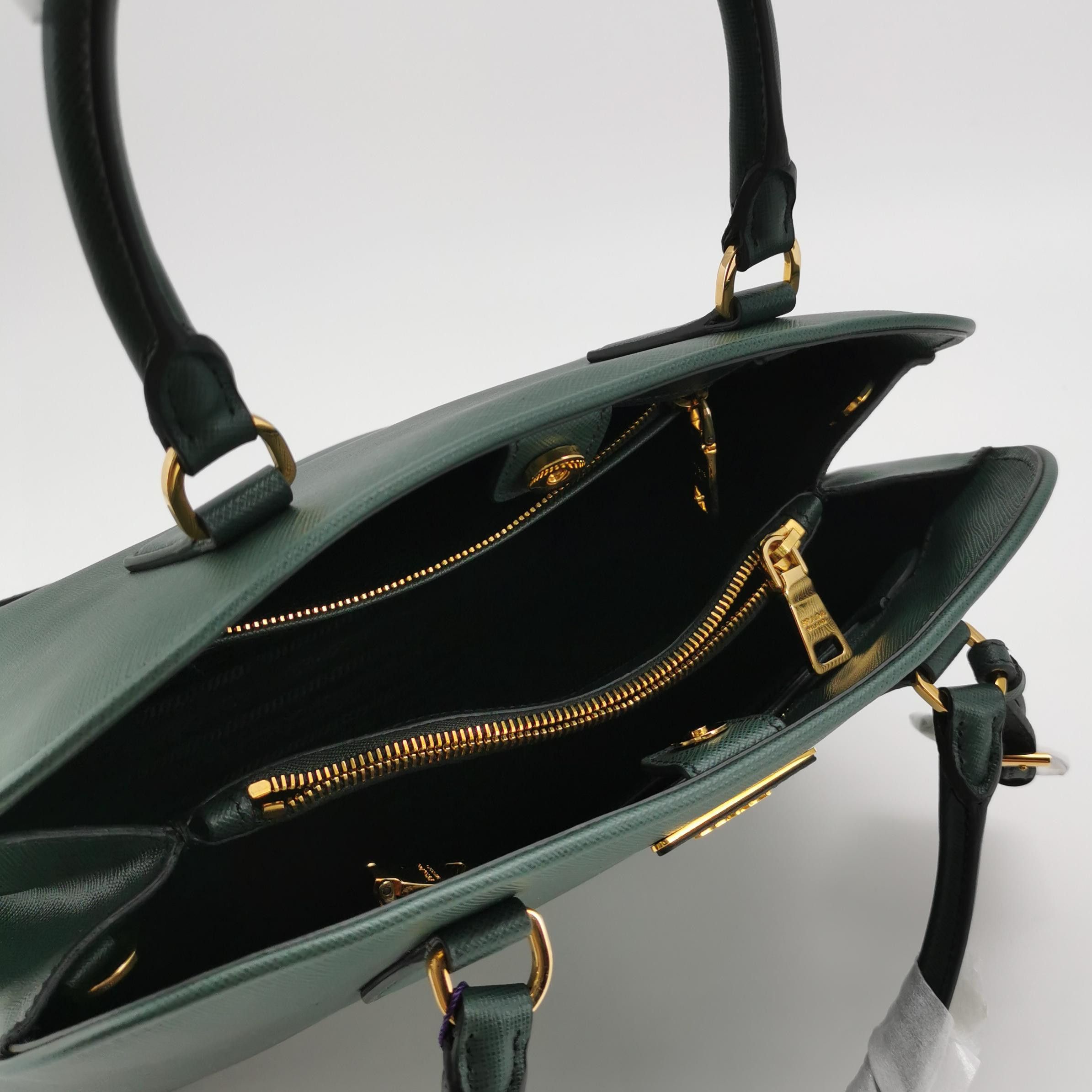 Prada Prada Saffiano Leather Promenade Handle Bag ONE SIZE Size ONE SIZE - 7 Thumbnail
