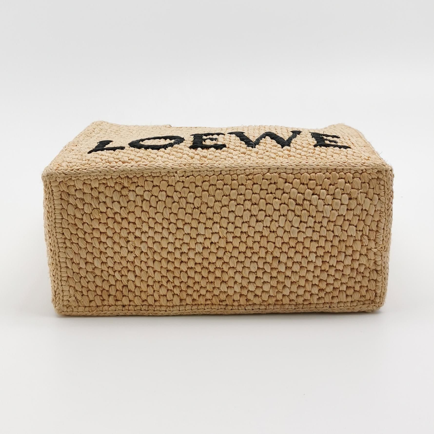 Loewe Loewe Raffia Logo Tote Bag ONE SIZE Size ONE SIZE - 6 Thumbnail
