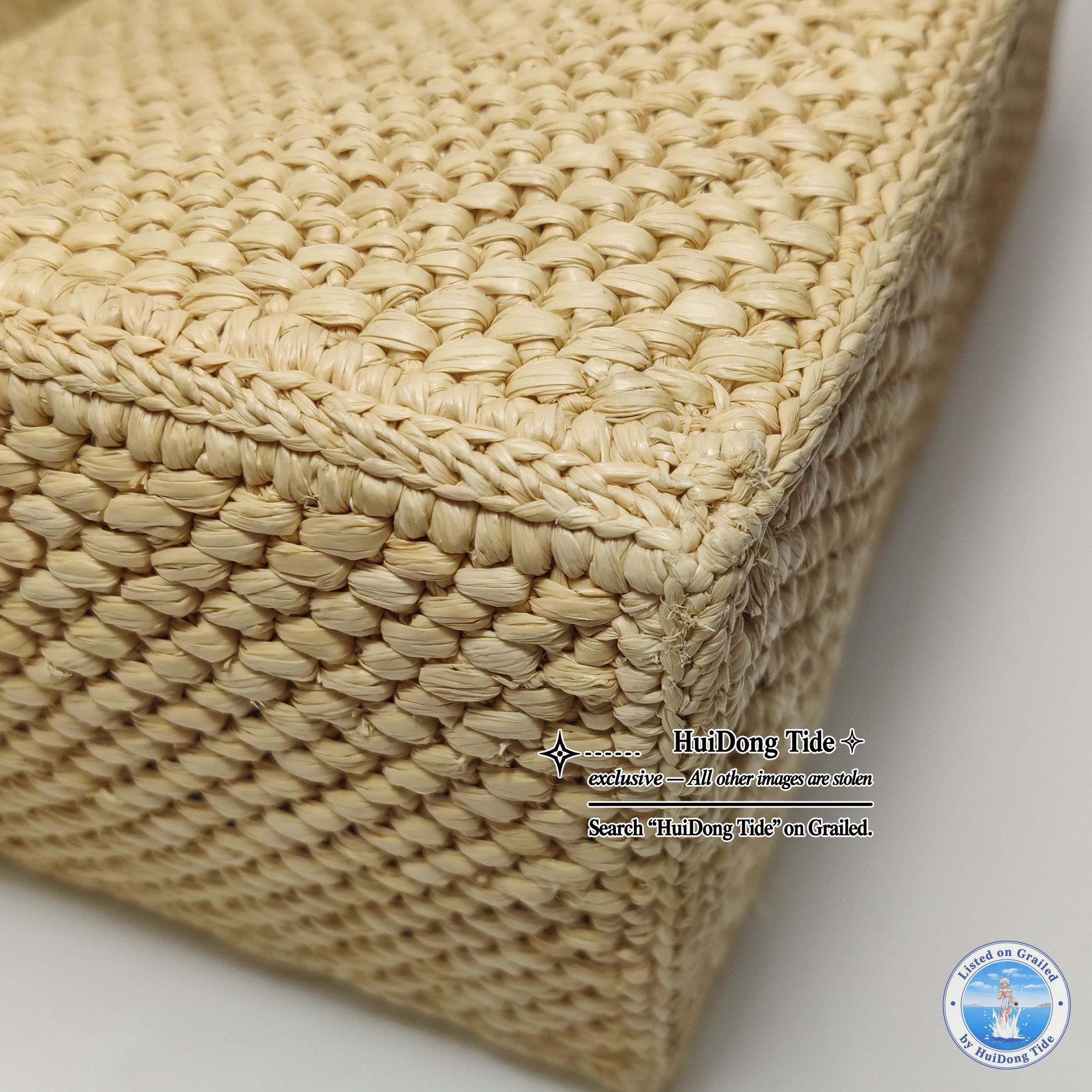 Loewe Loewe Raffia Logo Tote Bag ONE SIZE Size ONE SIZE - 13 Thumbnail