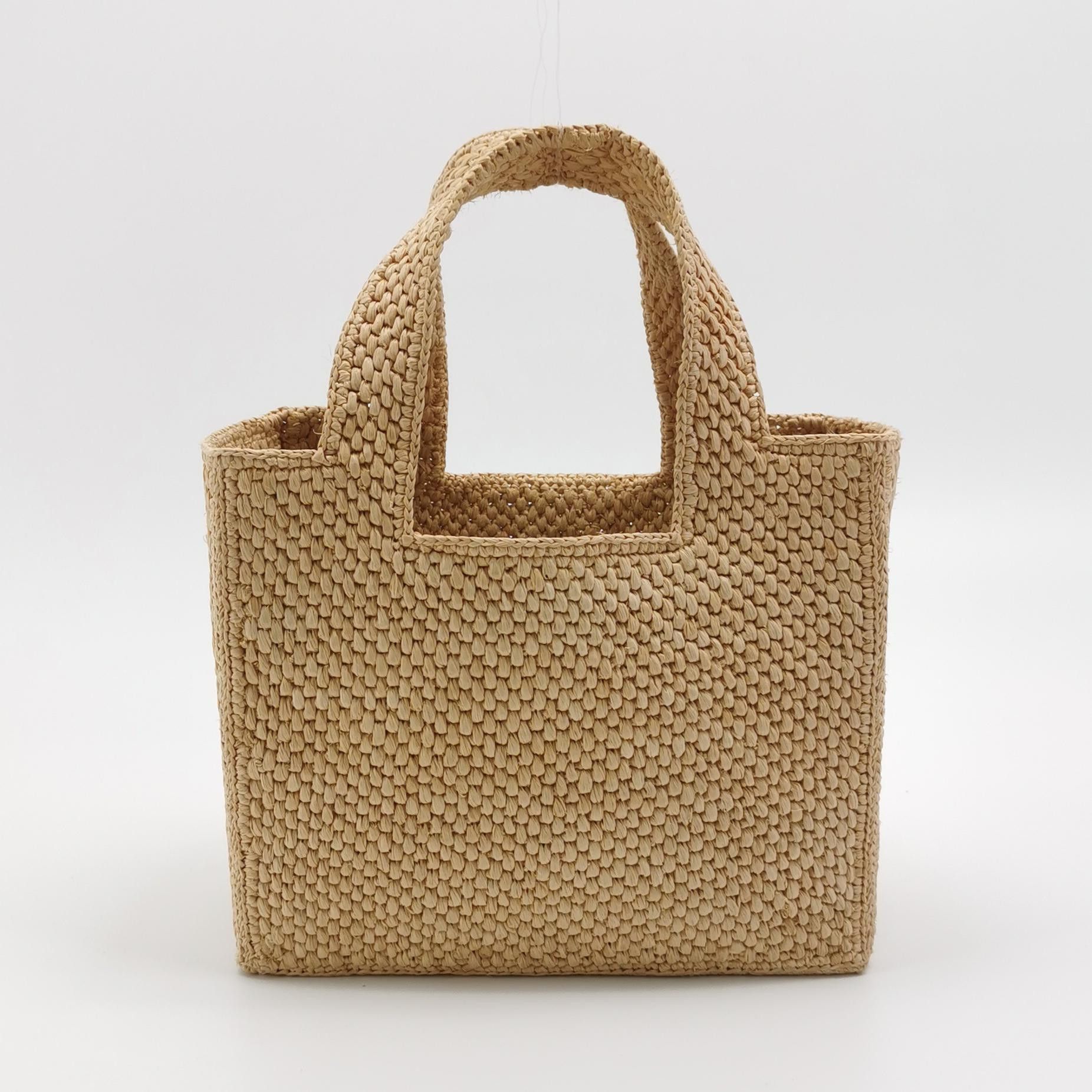 Loewe Loewe Raffia Logo Tote Bag ONE SIZE Size ONE SIZE - 5 Thumbnail