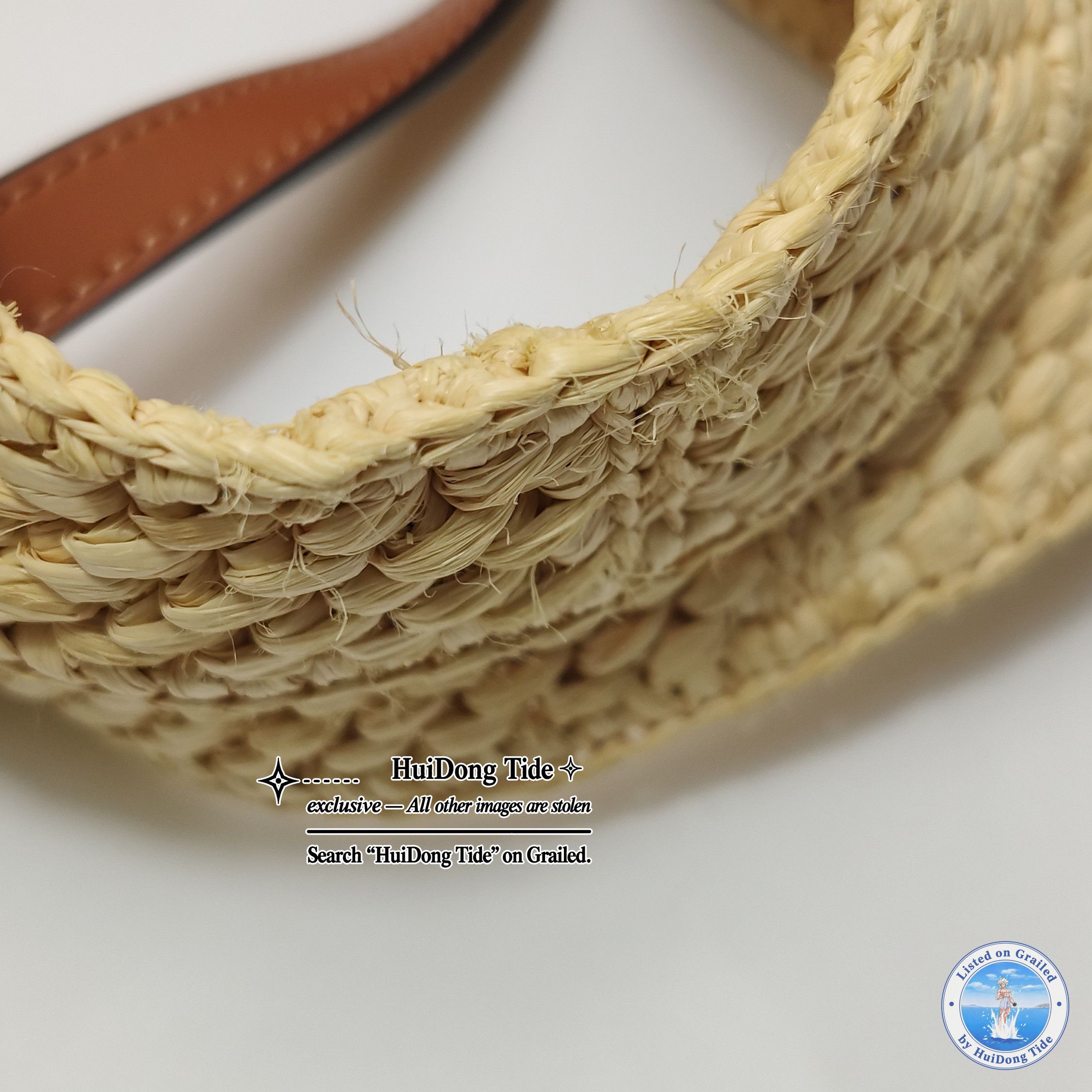 Loewe Loewe Raffia Logo Tote Bag ONE SIZE Size ONE SIZE - 15 Thumbnail