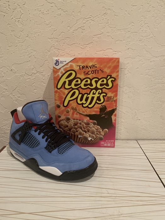 Travis Scott Travis Scott Reese’s Puffs Cereal Box Retro Jordan Astro ...