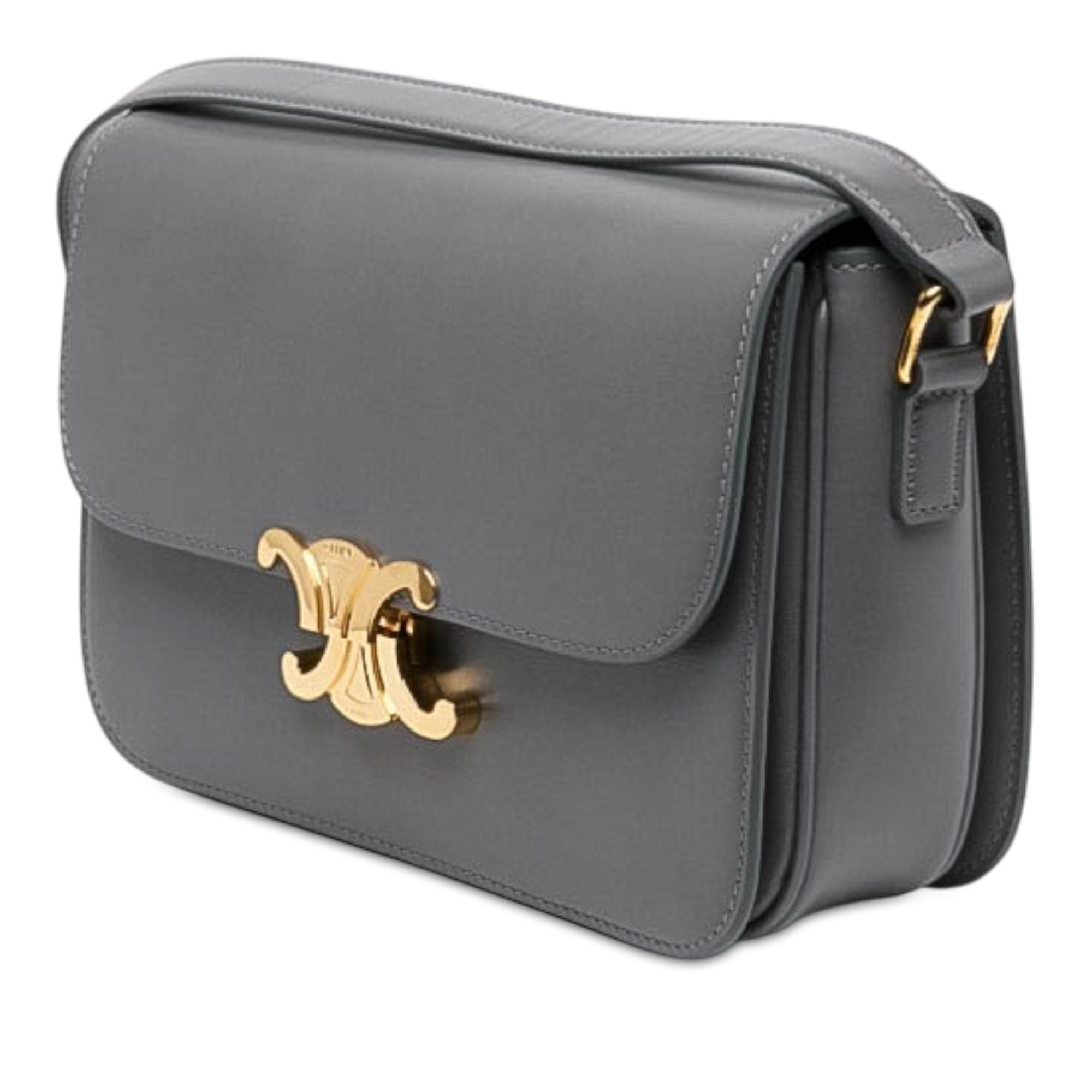Celine Classique Shiny Calfskin Triomphe Crossbody Size ONE SIZE - 2 Thumbnail