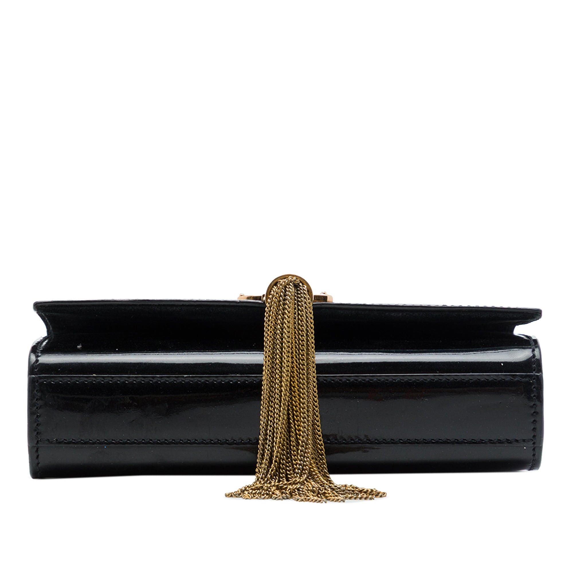 Saint Laurent Paris Patent Monogram Kate Tassel Crossbody Size ONE SIZE - 3 Thumbnail