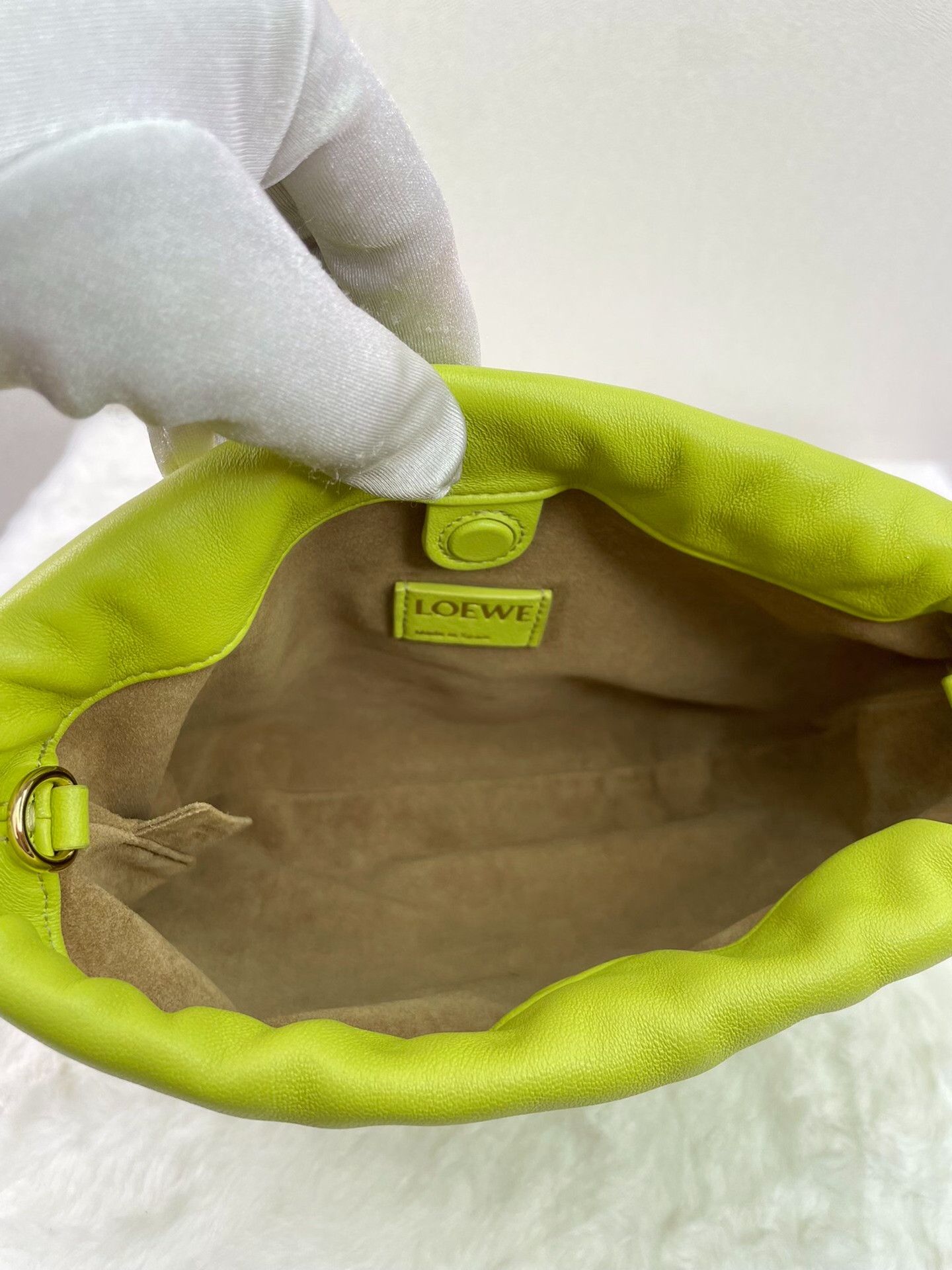 Loewe Loewe Mini Nappa Leather Drawstring Pouch Size ONE SIZE - 9 Thumbnail