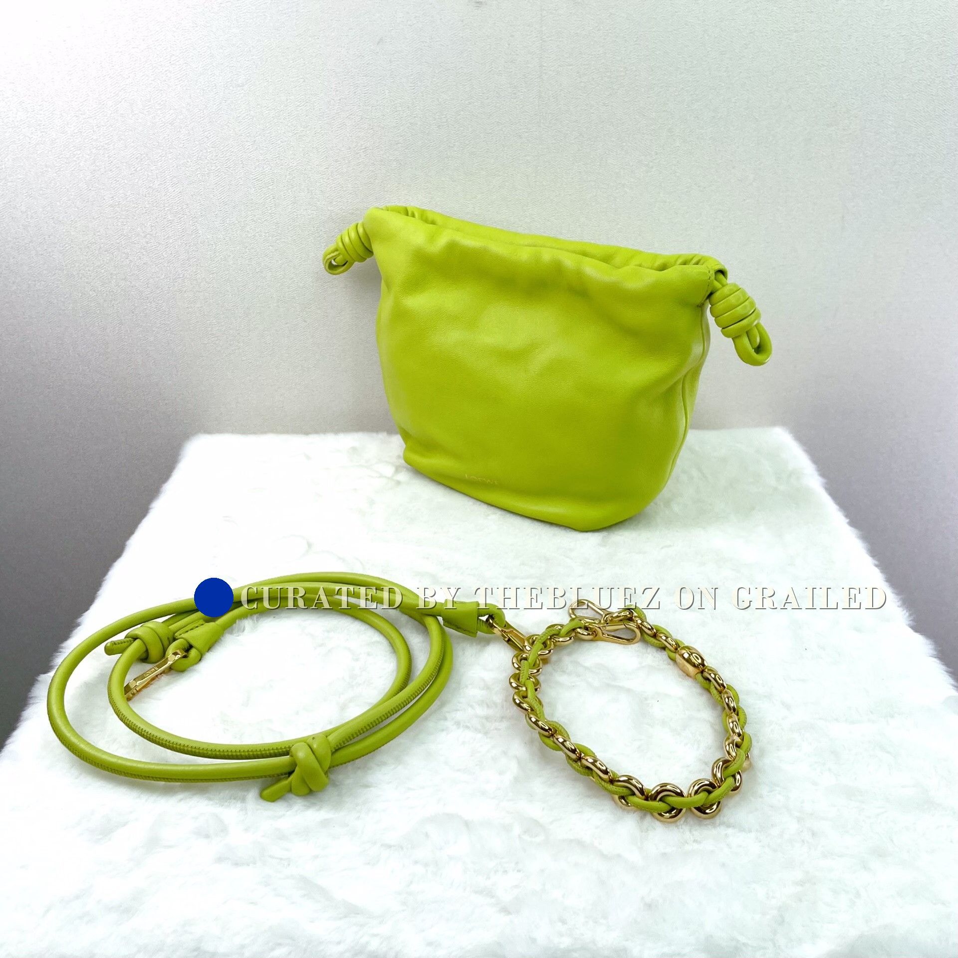 Loewe Loewe Mini Nappa Leather Drawstring Pouch Size ONE SIZE - 6 Thumbnail
