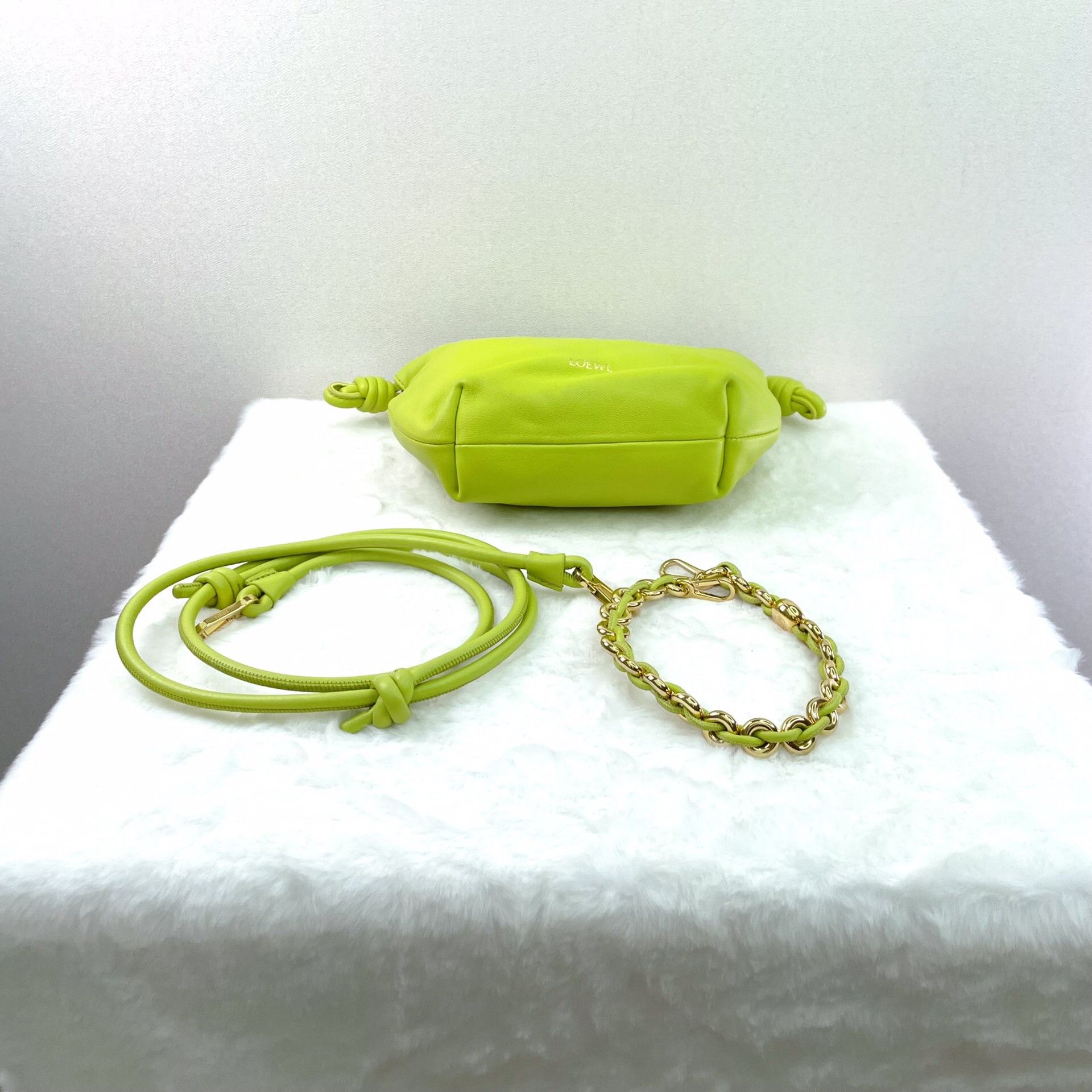 Loewe Loewe Mini Nappa Leather Drawstring Pouch Size ONE SIZE - 4 Thumbnail