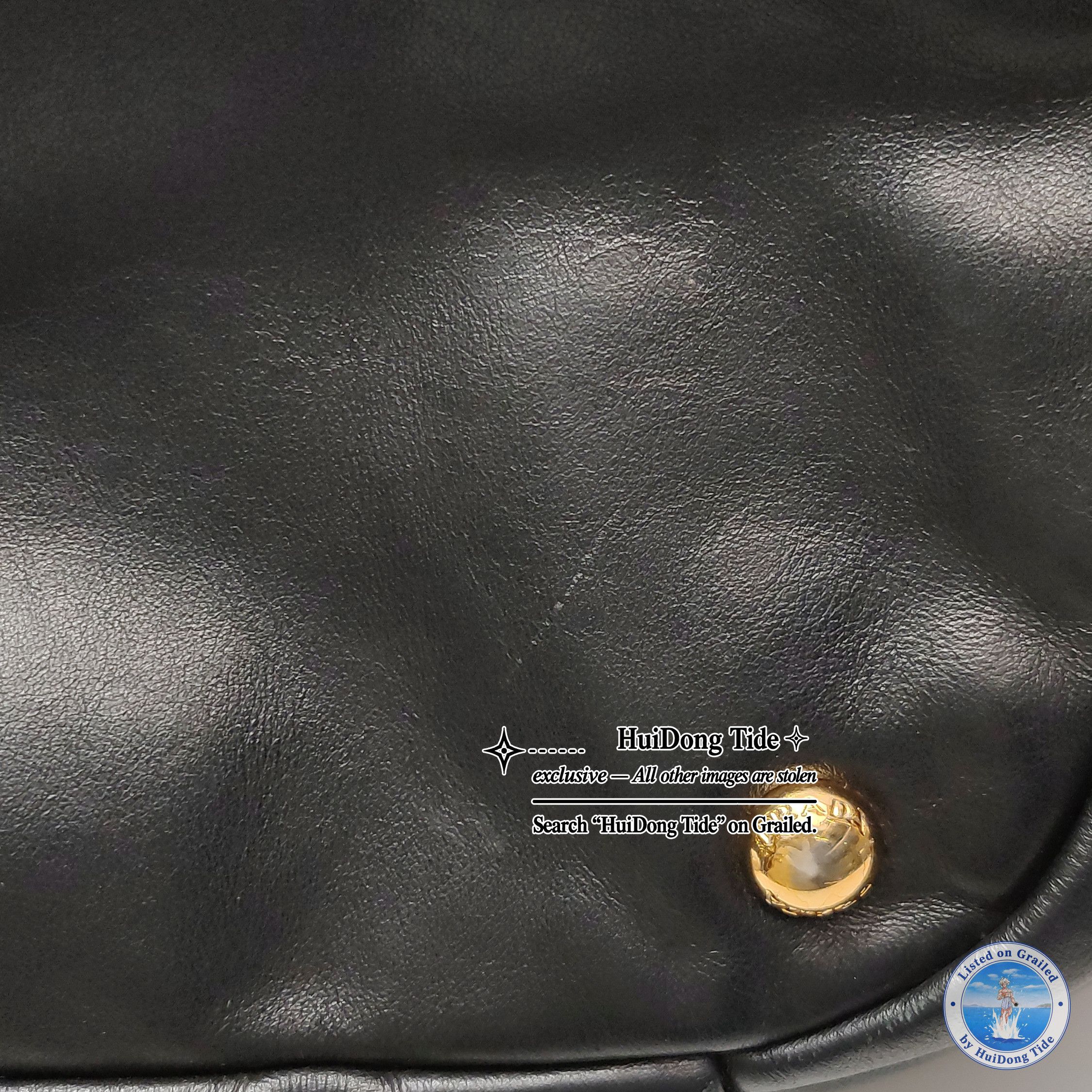Prada Prada Black Leather Logo Shoulder Bag Size ONE SIZE - 12 Thumbnail