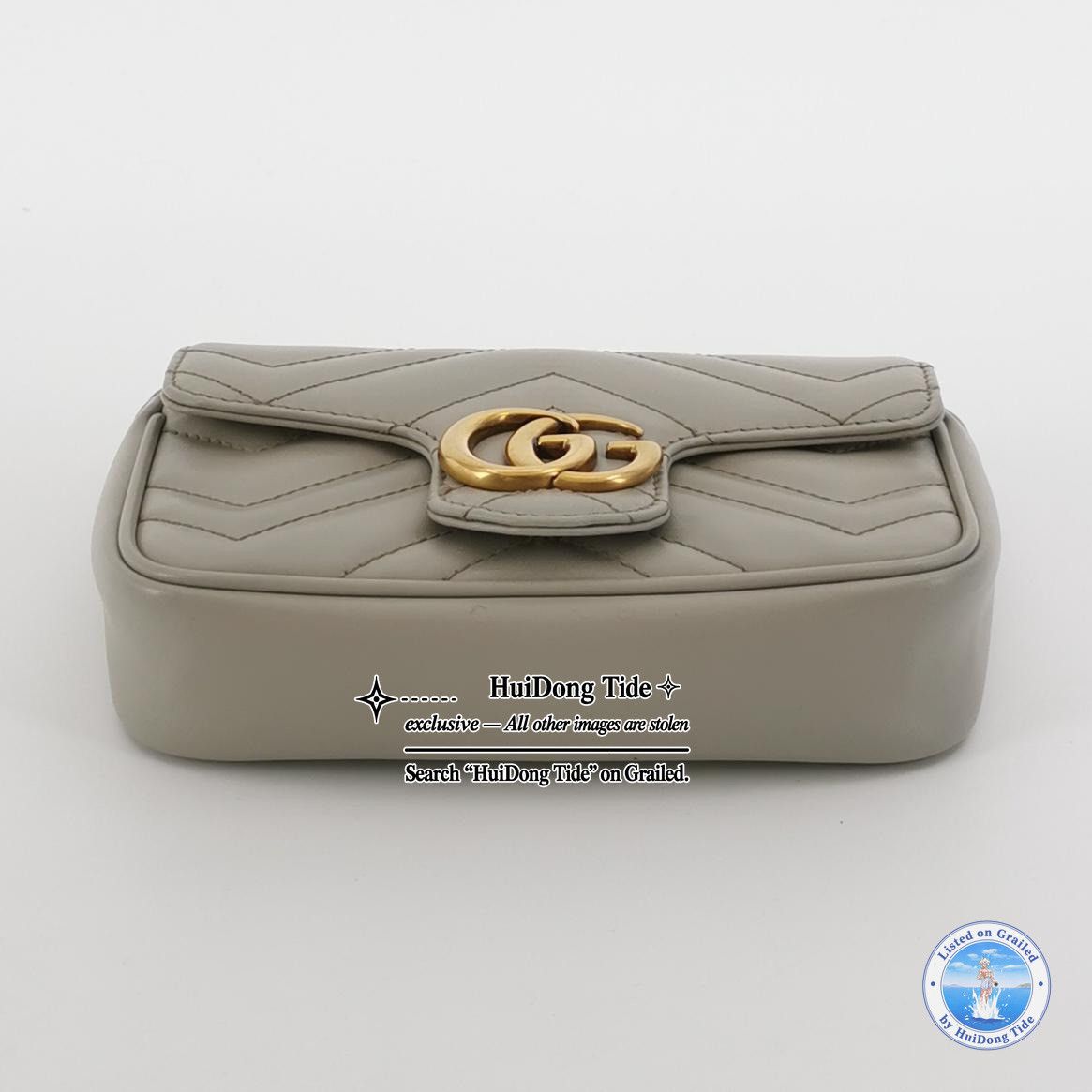 Gucci Gucci Marmont V-Quilted Leather Shoulder Bag Size OS Size ONE SIZE - 3 Thumbnail