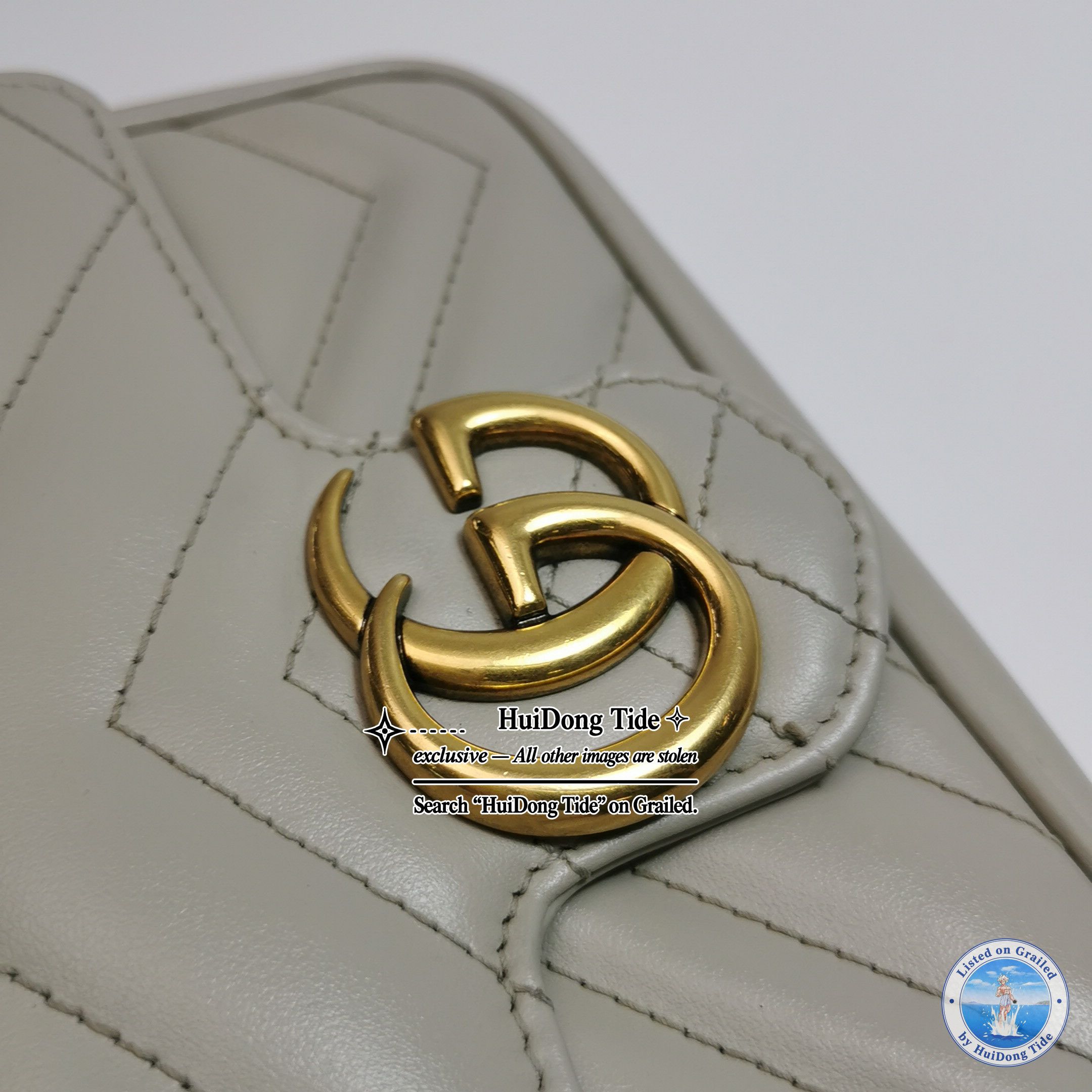Gucci Gucci Marmont V-Quilted Leather Shoulder Bag Size OS Size ONE SIZE - 9 Thumbnail