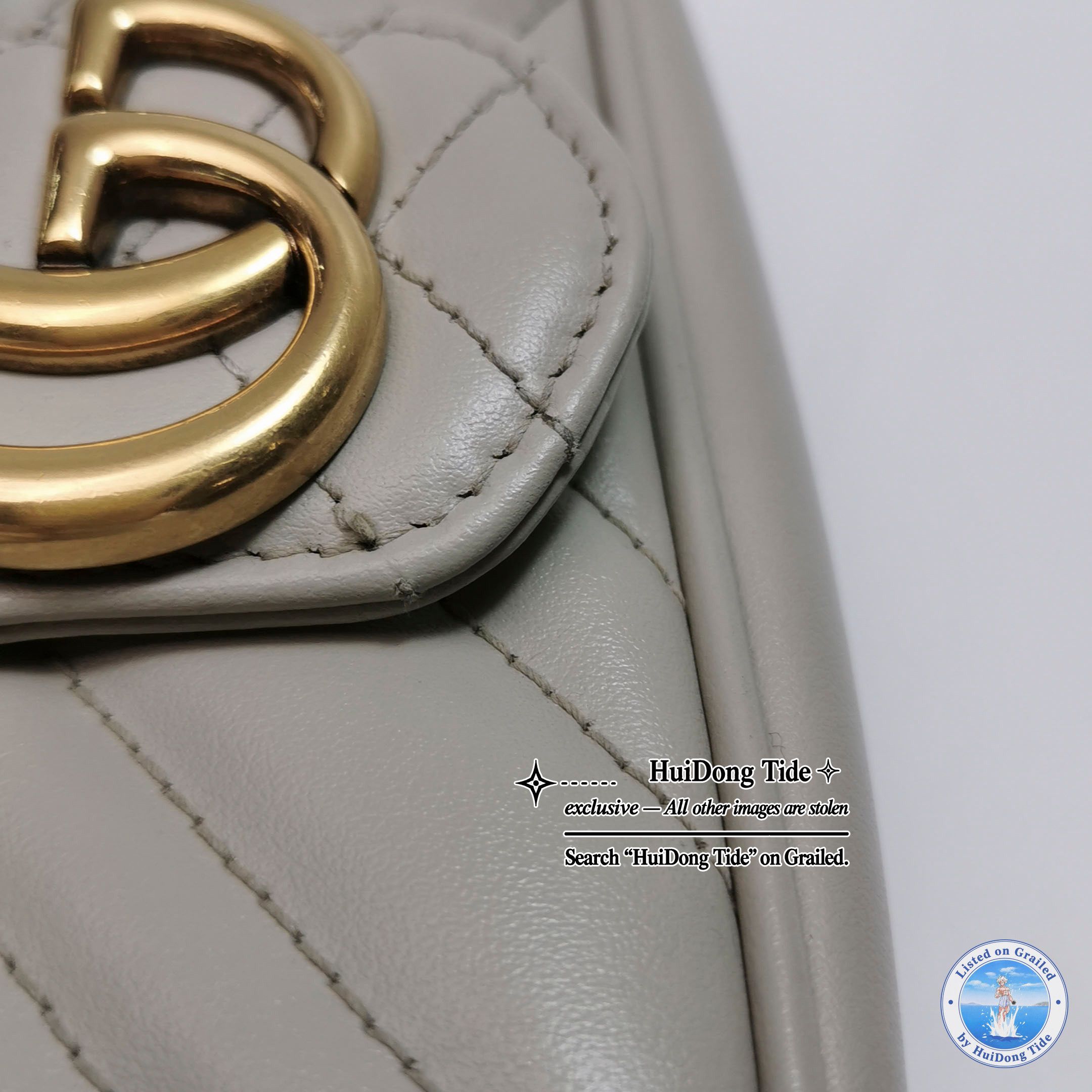 Gucci Gucci Marmont V-Quilted Leather Shoulder Bag Size OS Size ONE SIZE - 17 Thumbnail