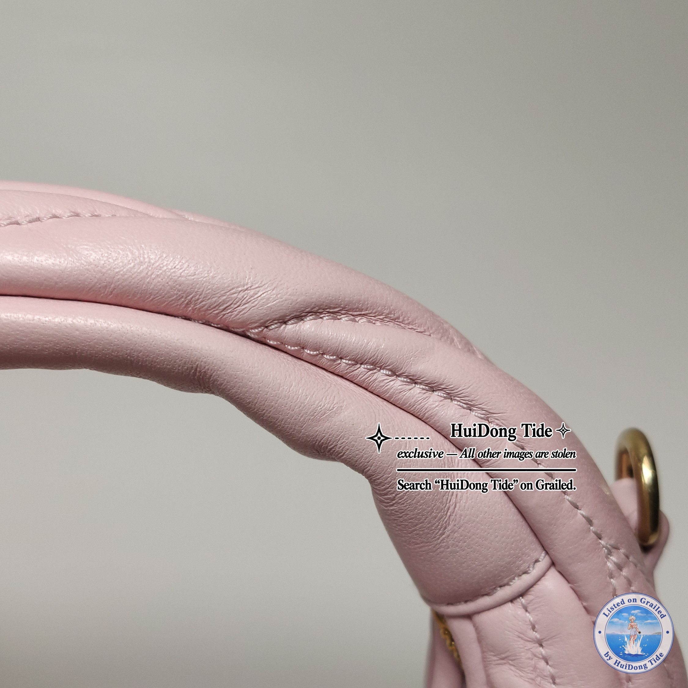 Miu Miu Miu Miu Wander Matelassé Leather Mini Bag Pink Size ONE SIZE - 20 Thumbnail