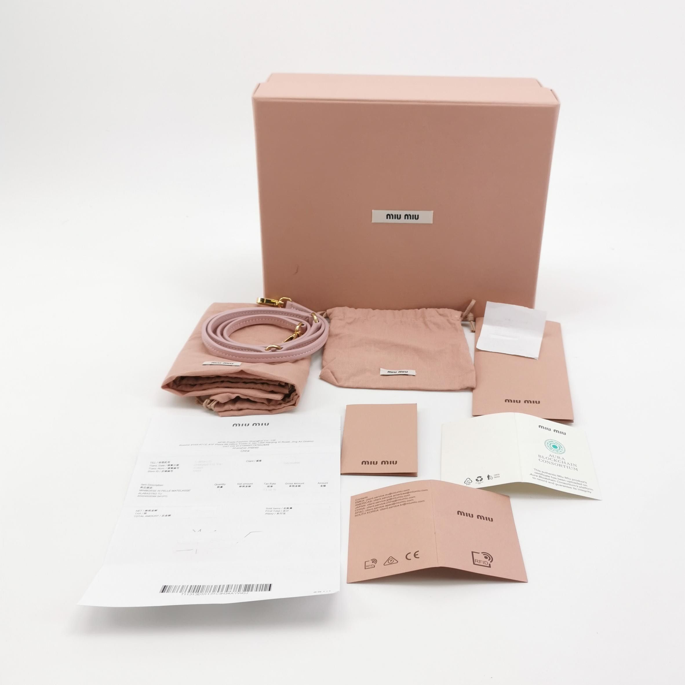 Miu Miu Miu Miu Wander Matelassé Leather Mini Bag Pink Size ONE SIZE - 9 Thumbnail