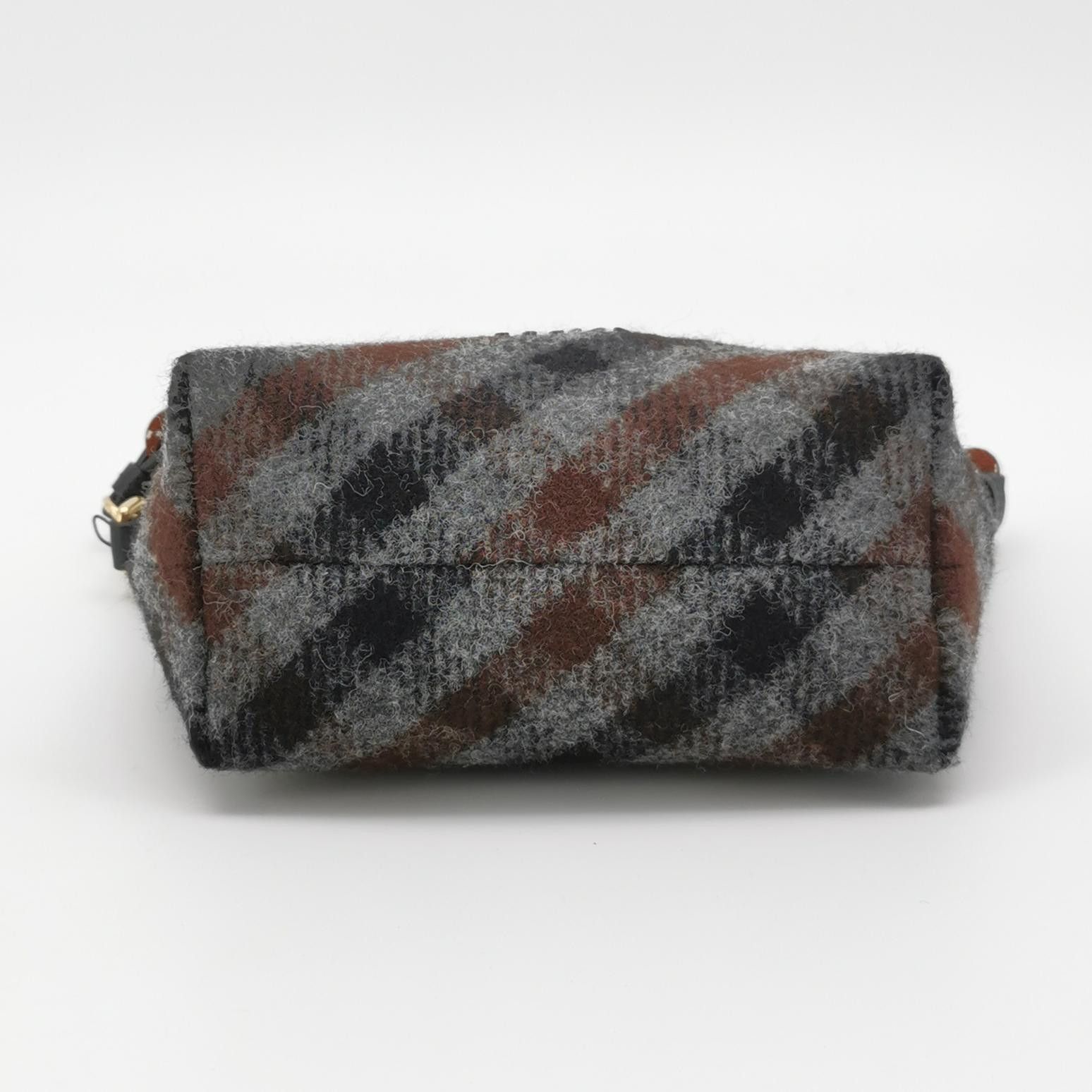 Miu Miu Miu Miu Plaid Wool Shoulder Bag One Size Size ONE SIZE - 6 Thumbnail